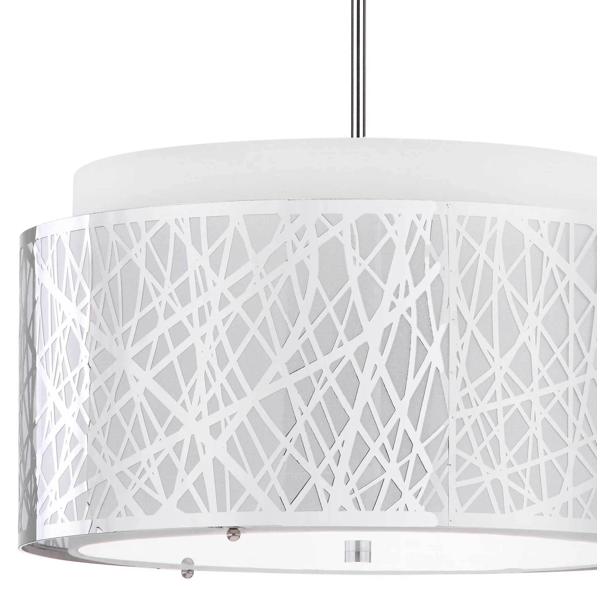 Trevor Chrome Adjustable Pendant - Image 3