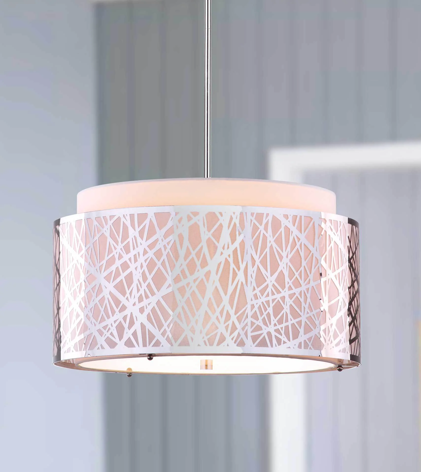 Trevor Chrome Adjustable Pendant - Image 4