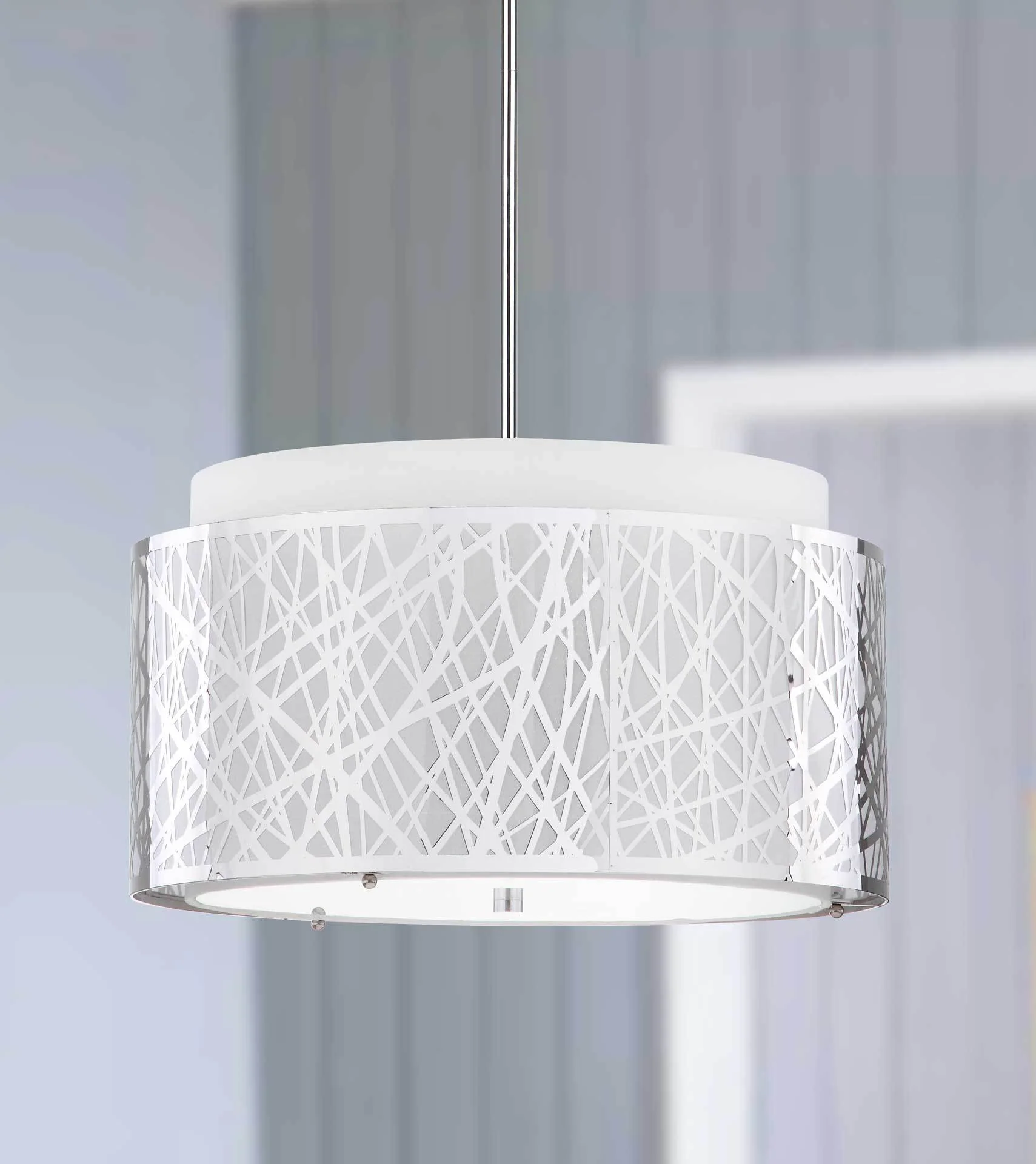 Trevor Chrome Adjustable Pendant - Image 5