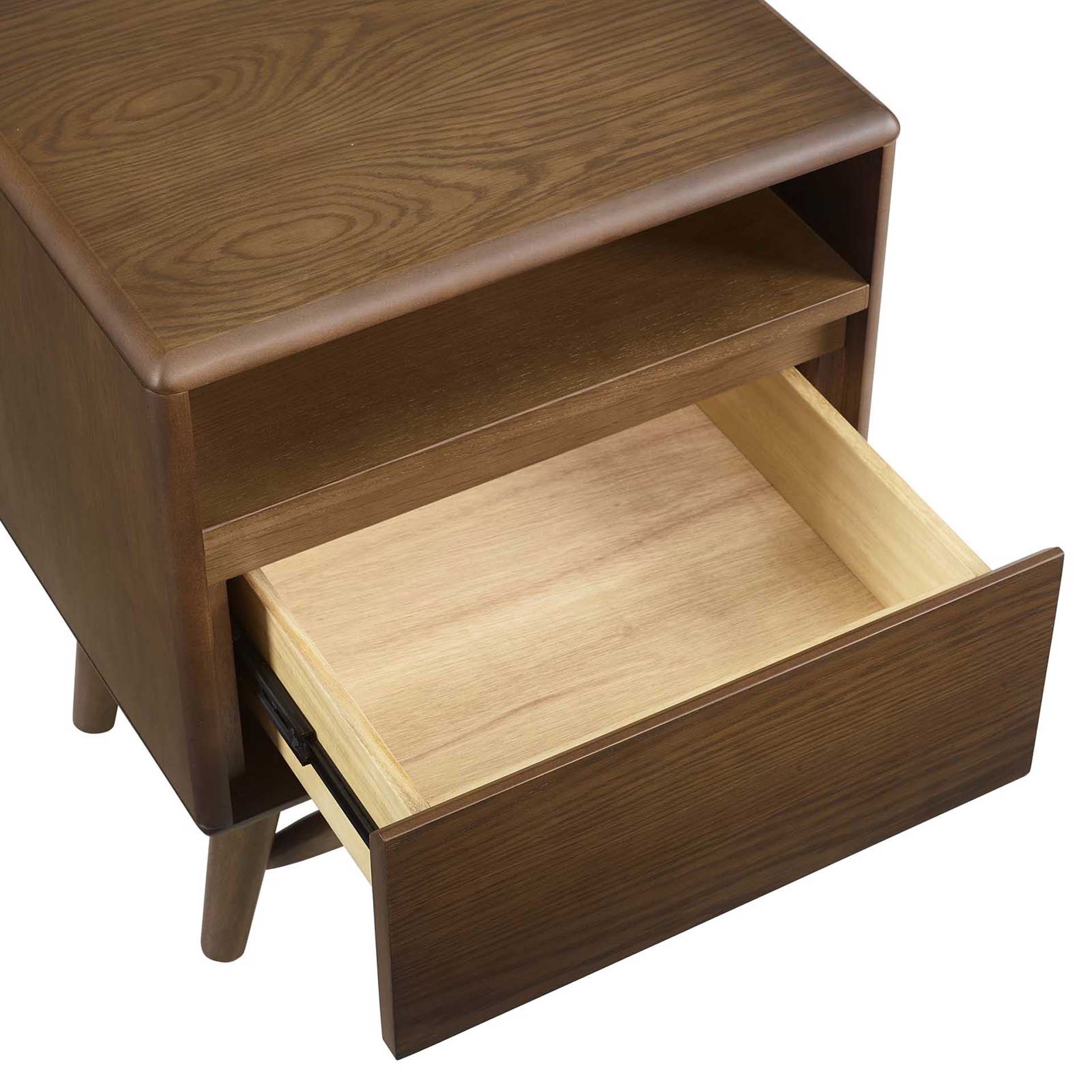Trevor Wood Nightstand Chestnut - Image 4