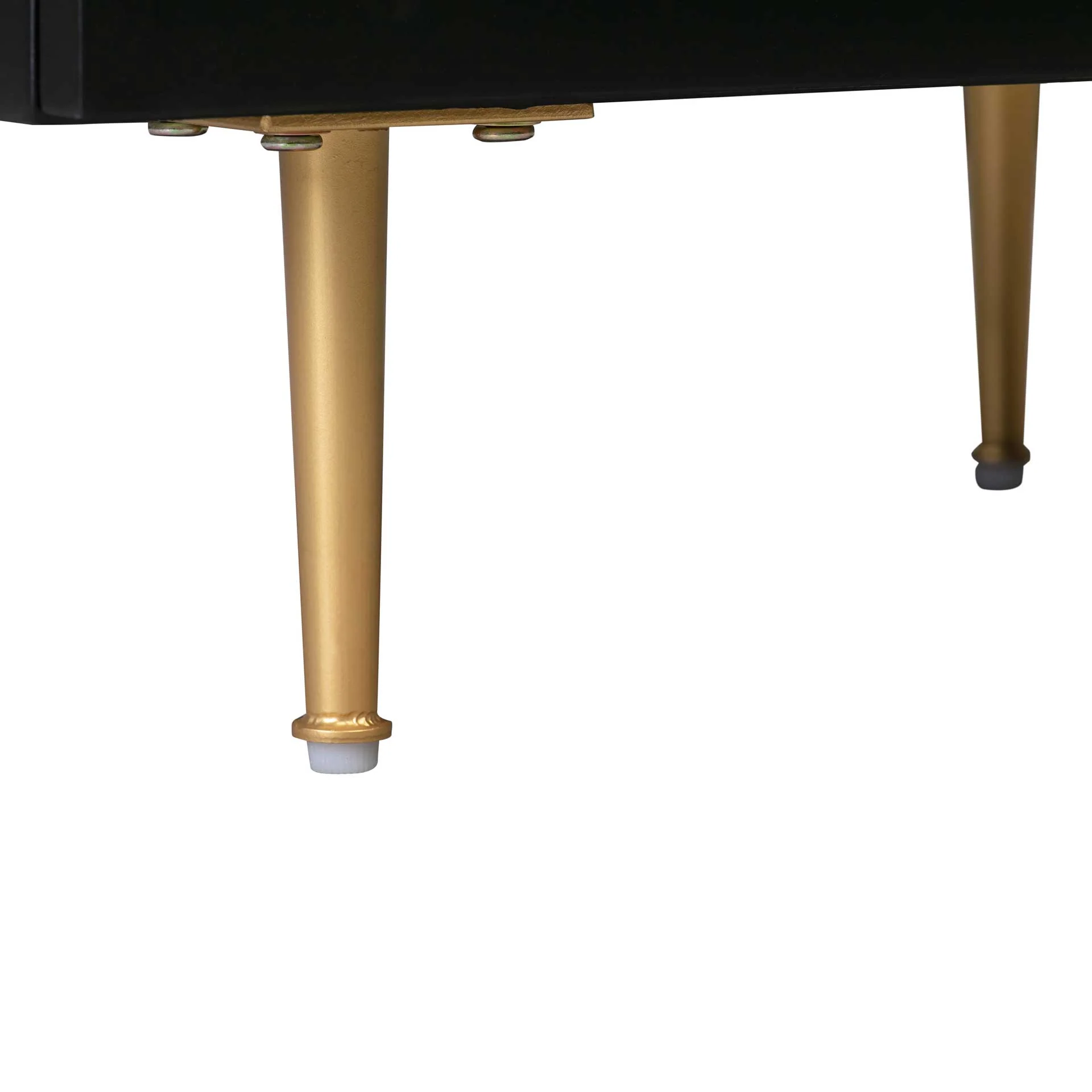 Trey 6 Drawer Dresser Black/Brass - Image 6