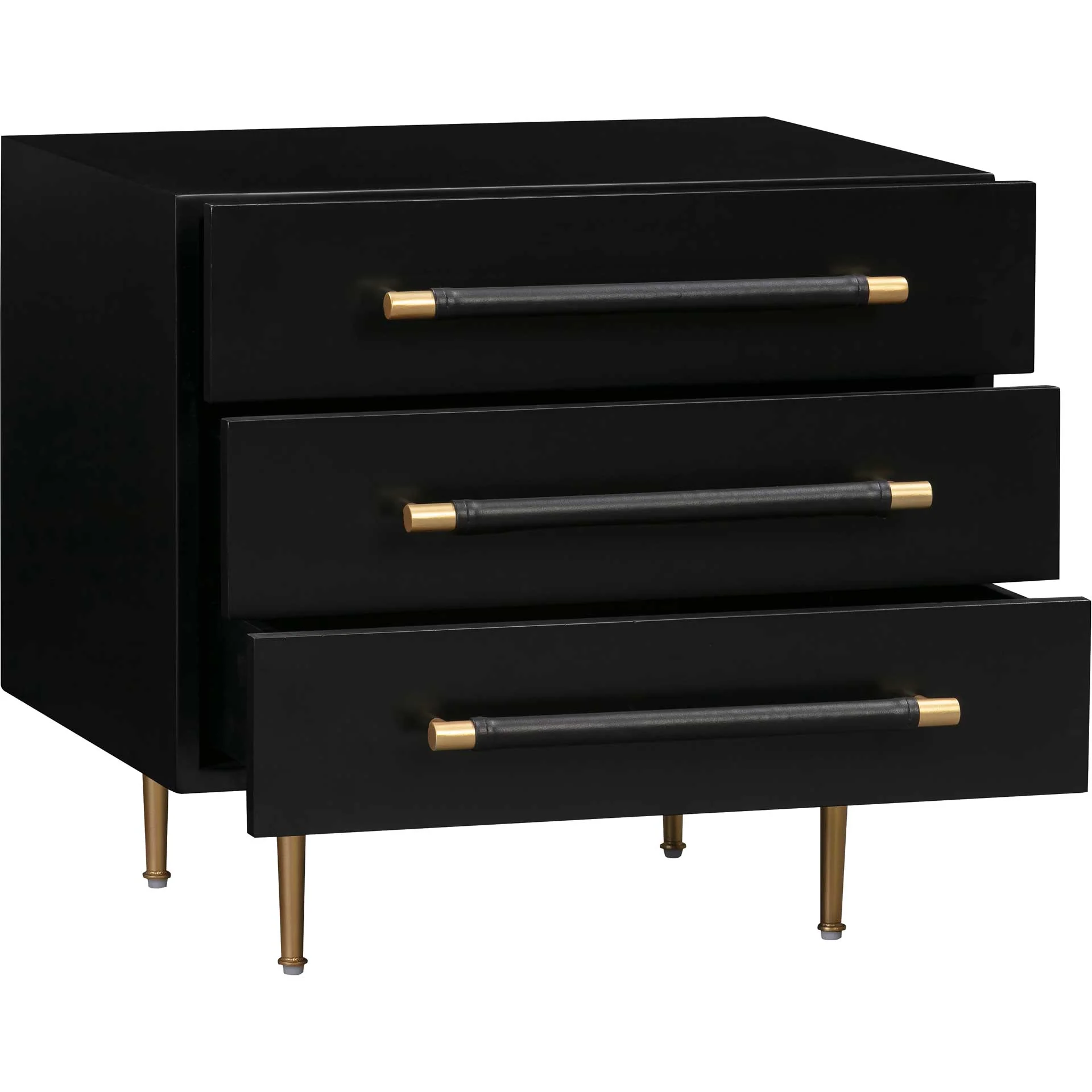 Trey Nightstand Black - Image 4