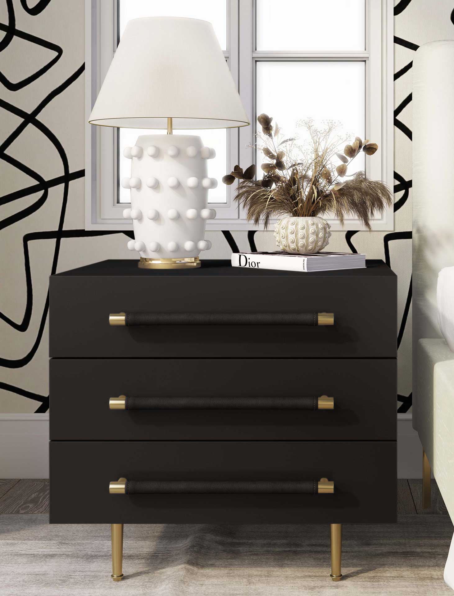 Trey Nightstand Black - Image 7