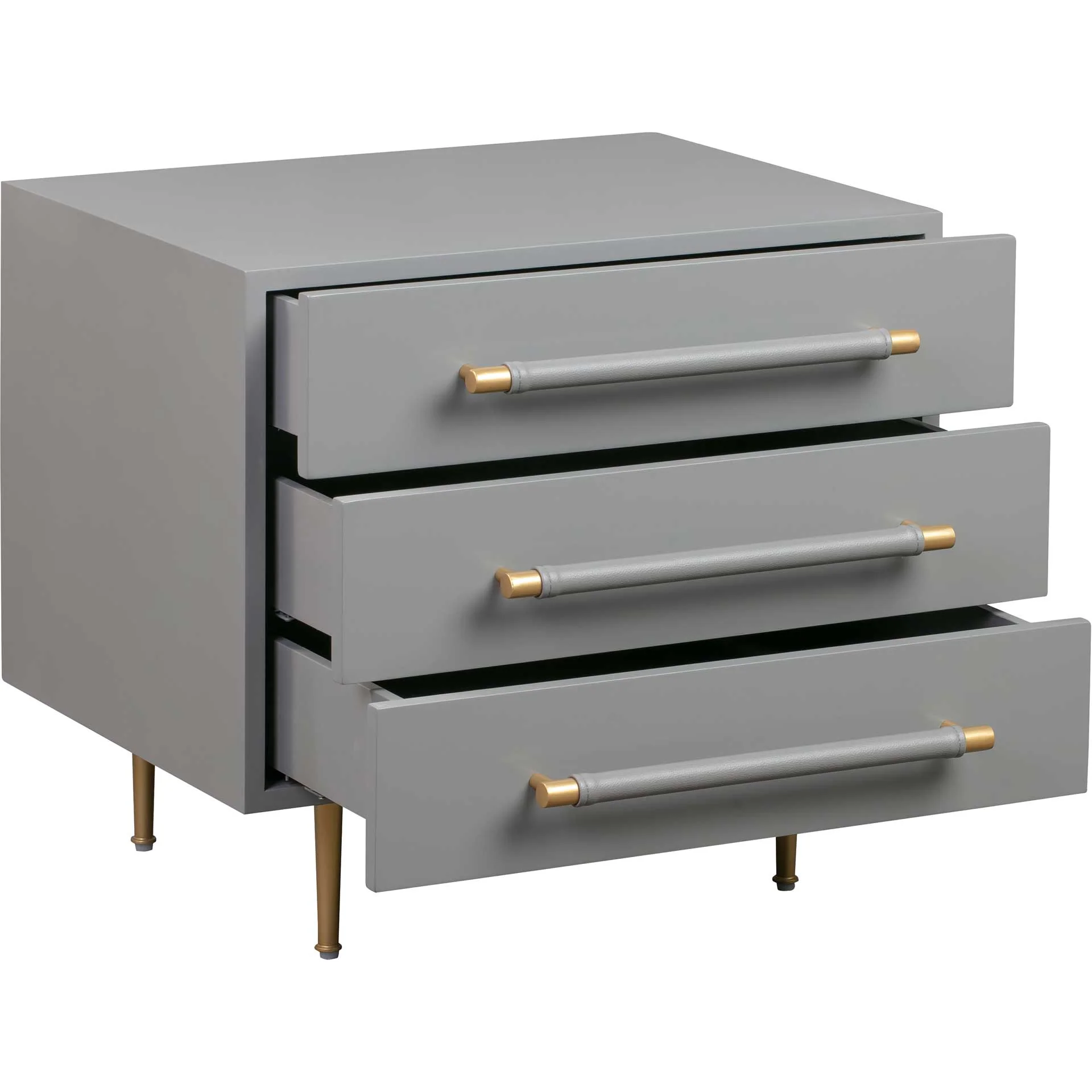 Trey Nightstand Gray - Image 5