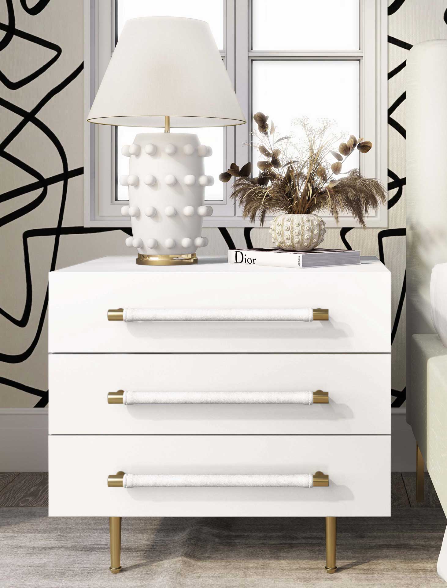Trey Nightstand White - Image 7