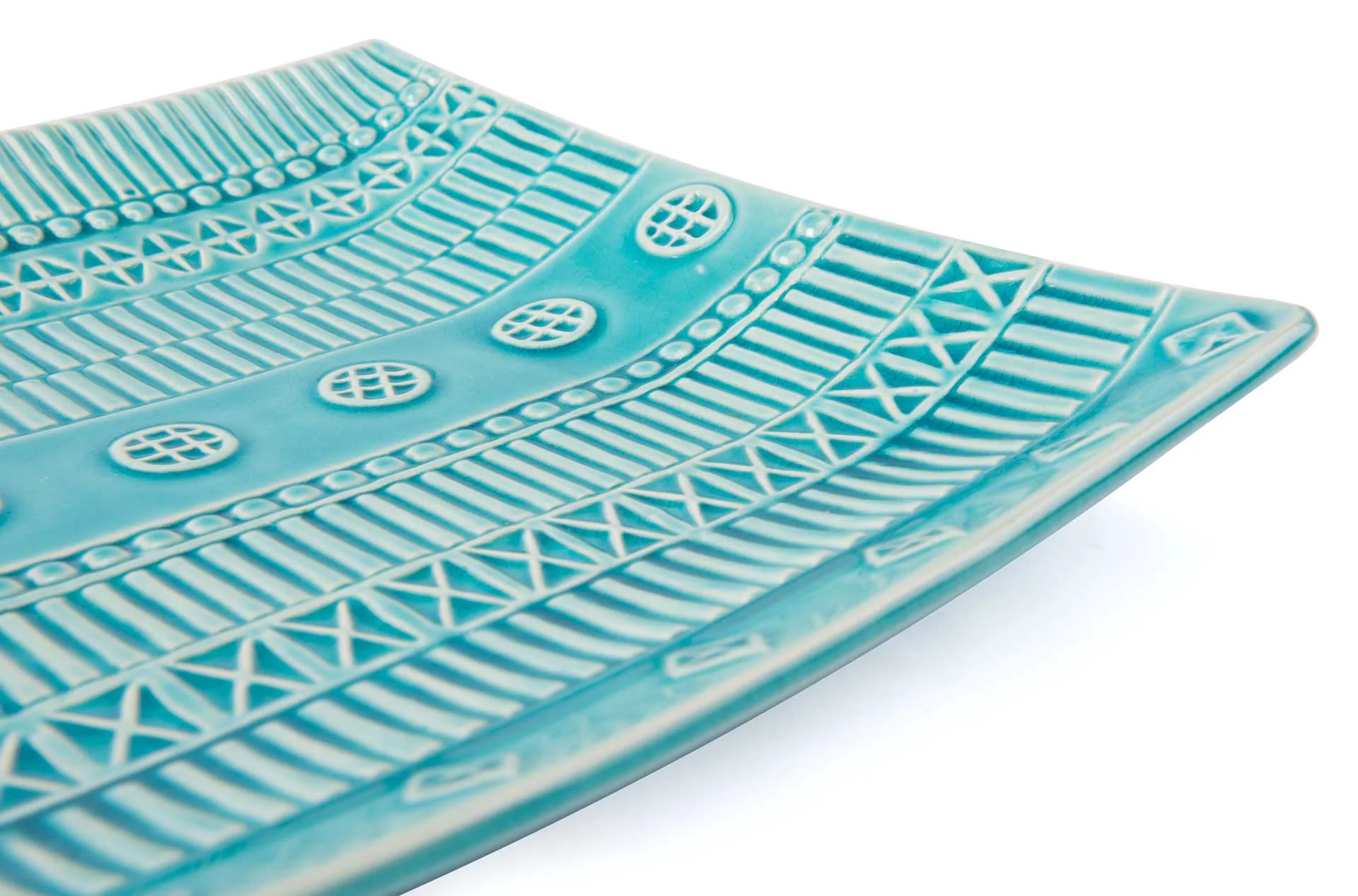 Tribal Plate Blue - Image 4