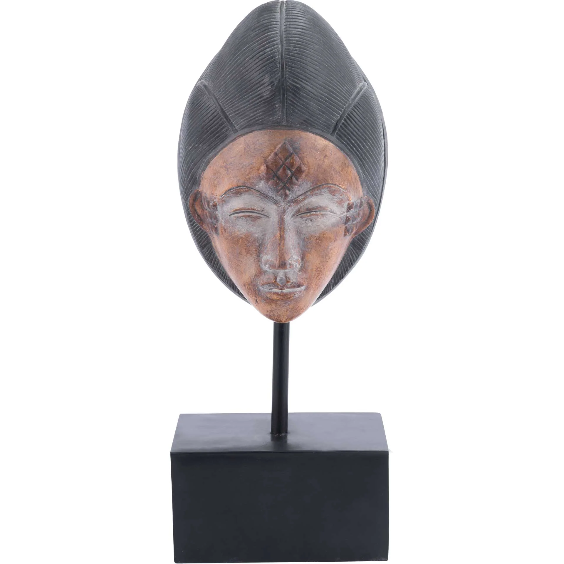 Tribal Portrait Sculpture Multicolor - Image 2