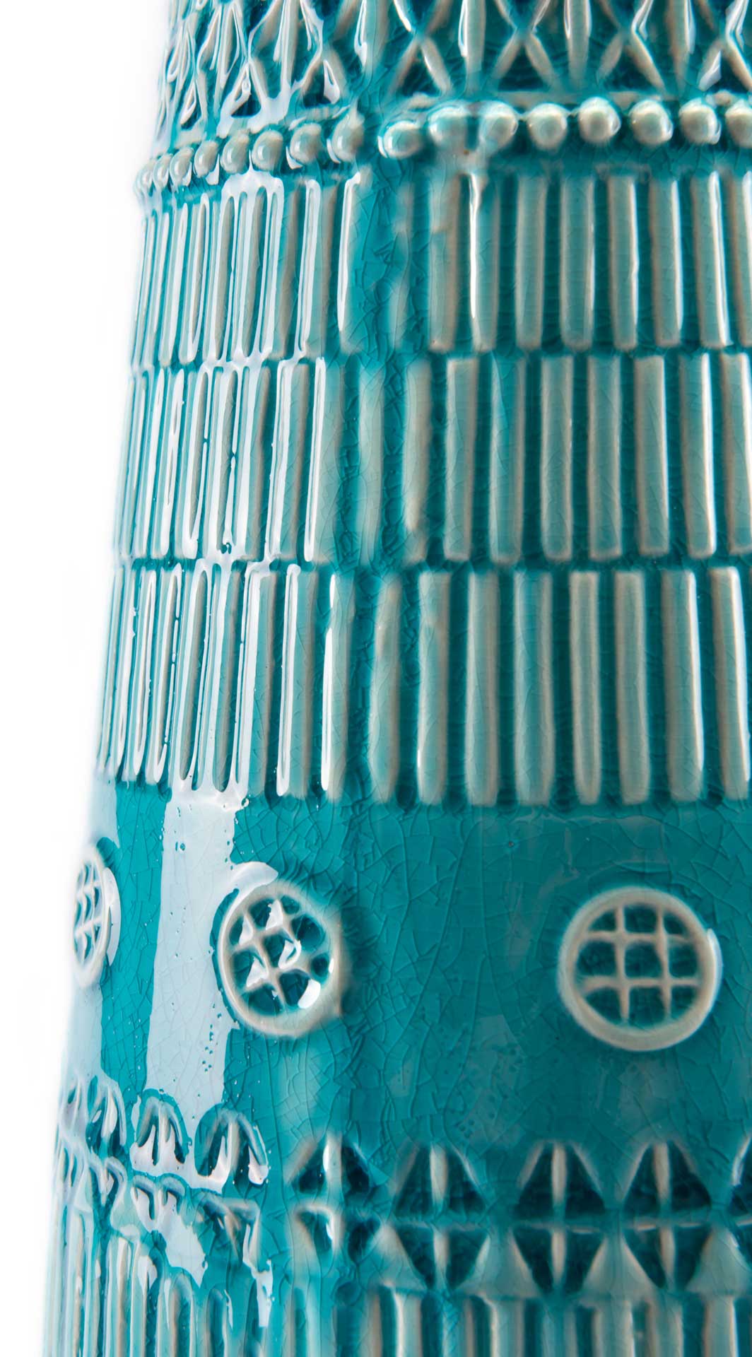 Tribal Vase Blue - Image 2