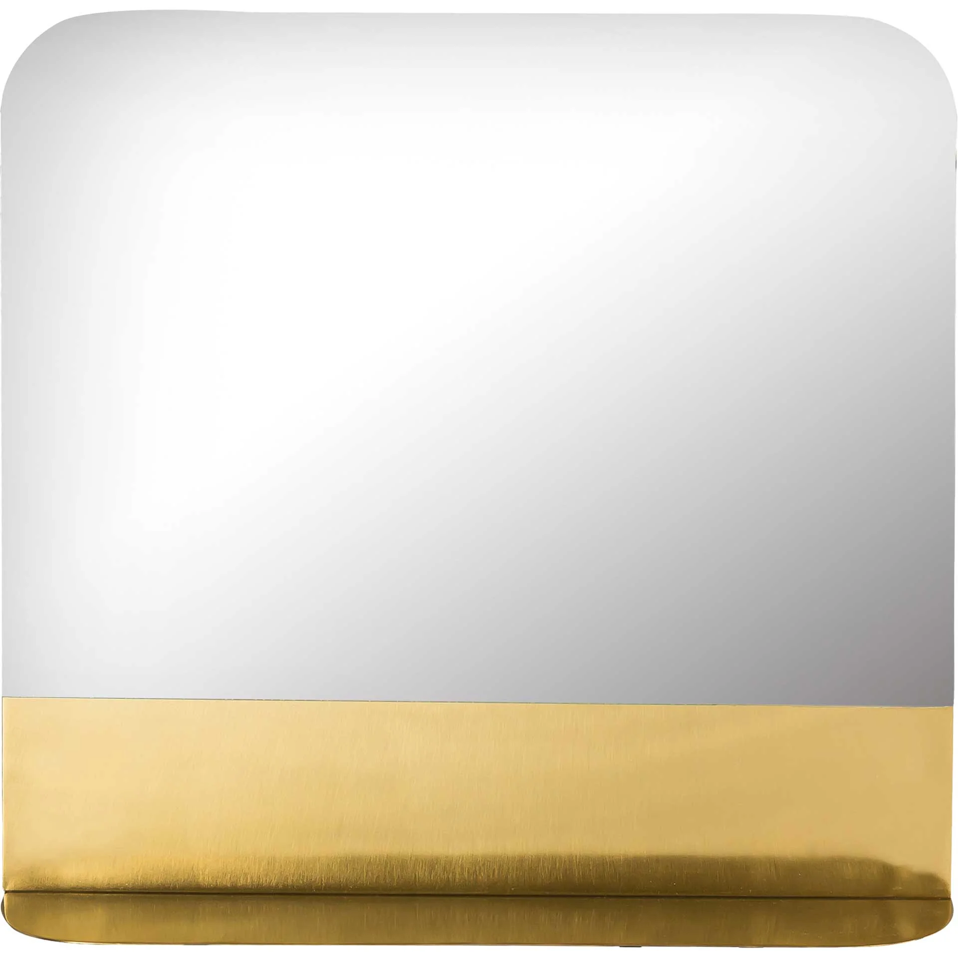 Tribeca Square Mirror Brass - Image 2