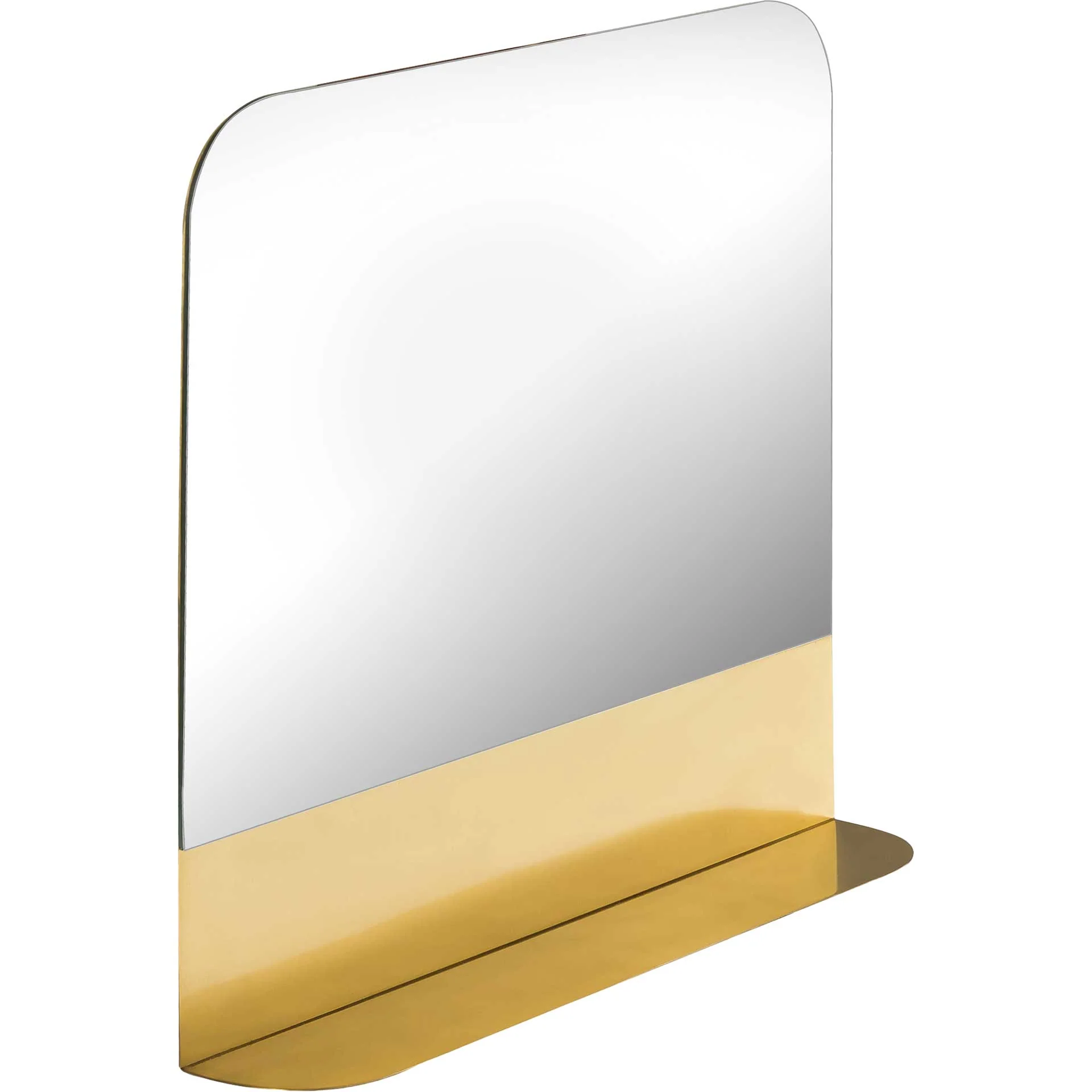 Tribeca Square Mirror Brass - Image 3