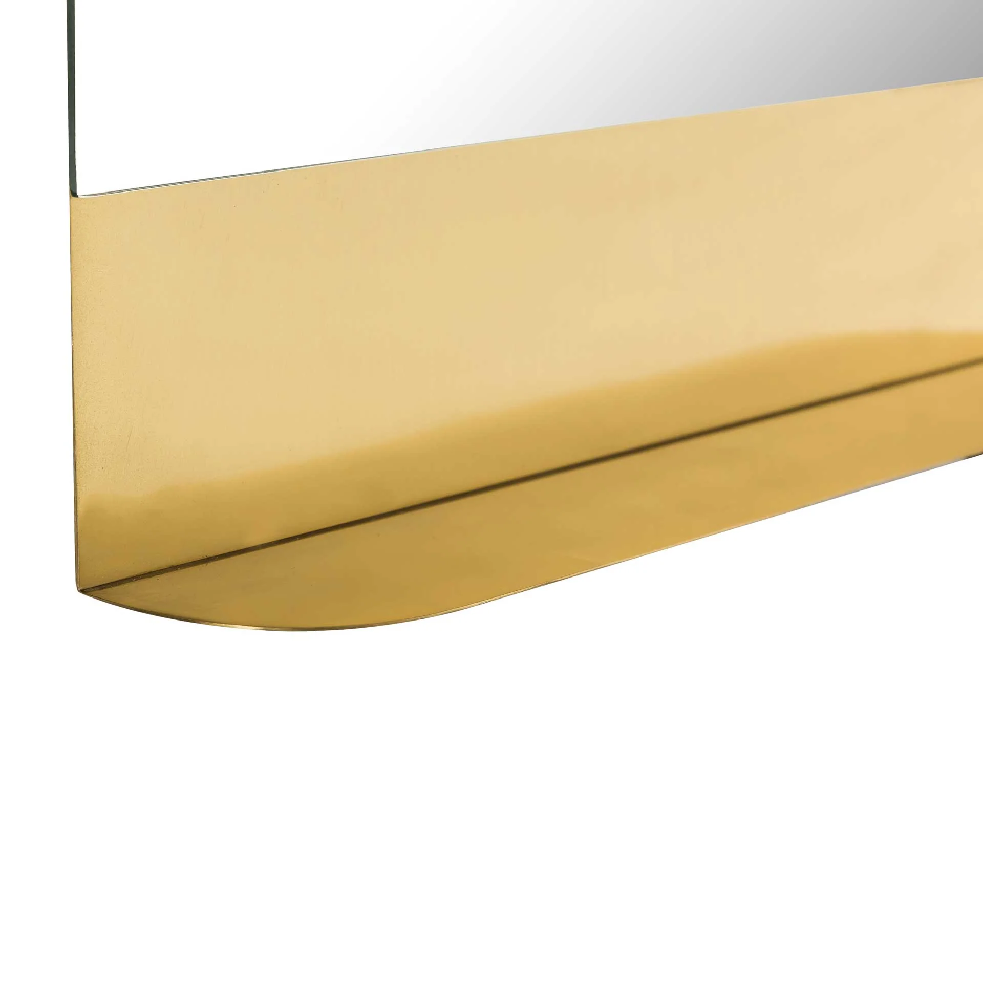 Tribeca Square Mirror Brass - Image 4