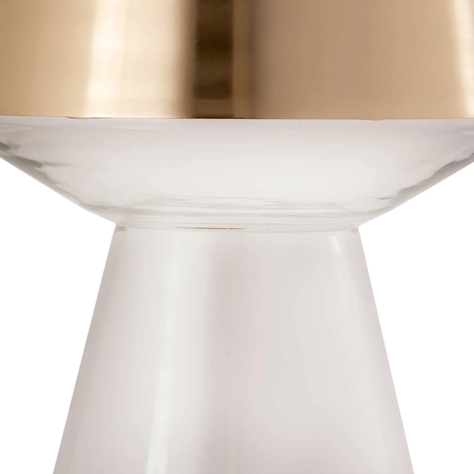Trina Side Table Gold/Transparent - Image 4