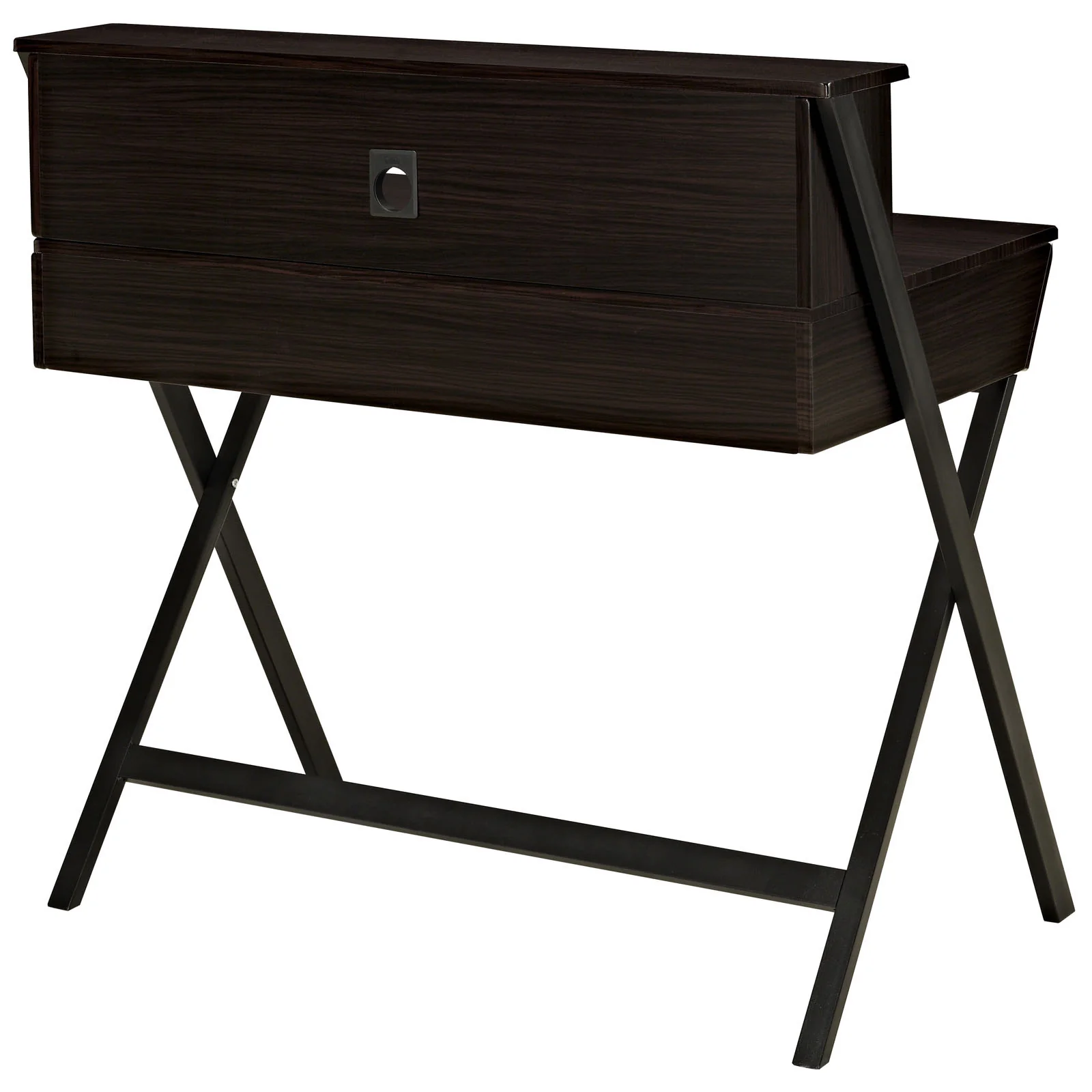 Troy Office Desk Dark Walnut - Image 3