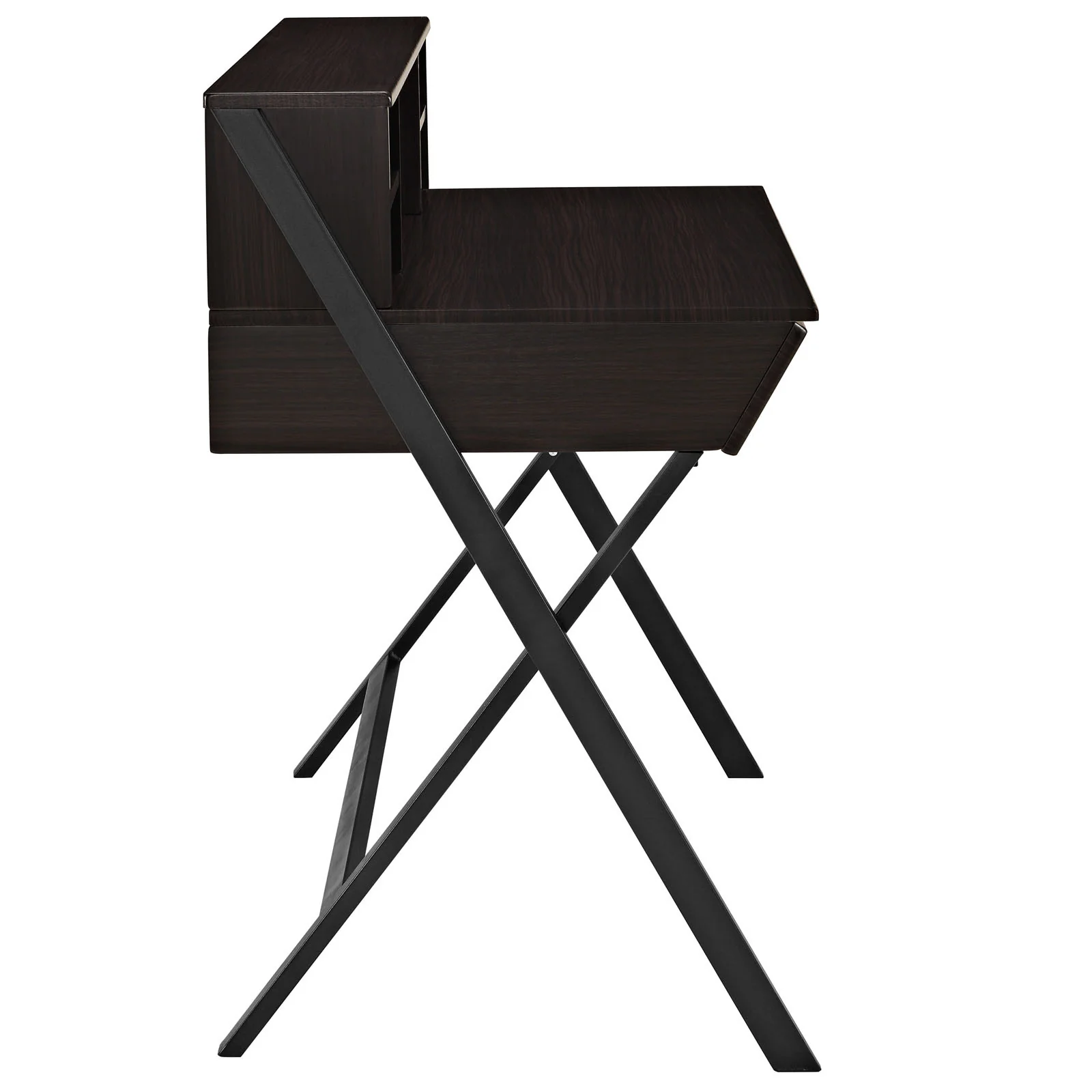 Troy Office Desk Dark Walnut - Image 4