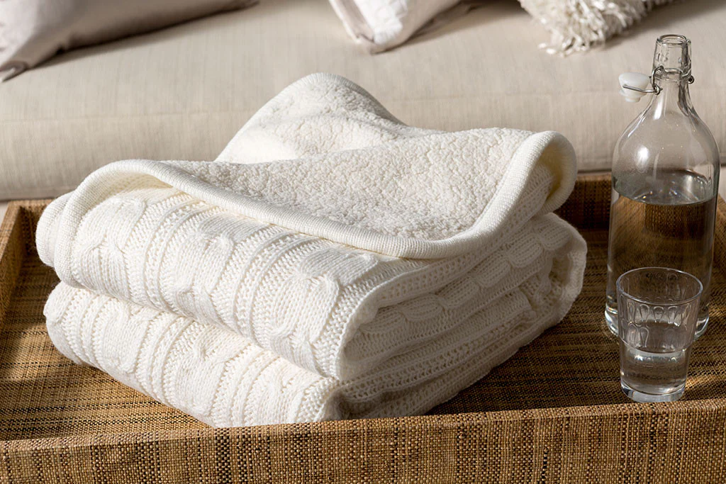 Tucker Textural Neutral Throw - Image 2