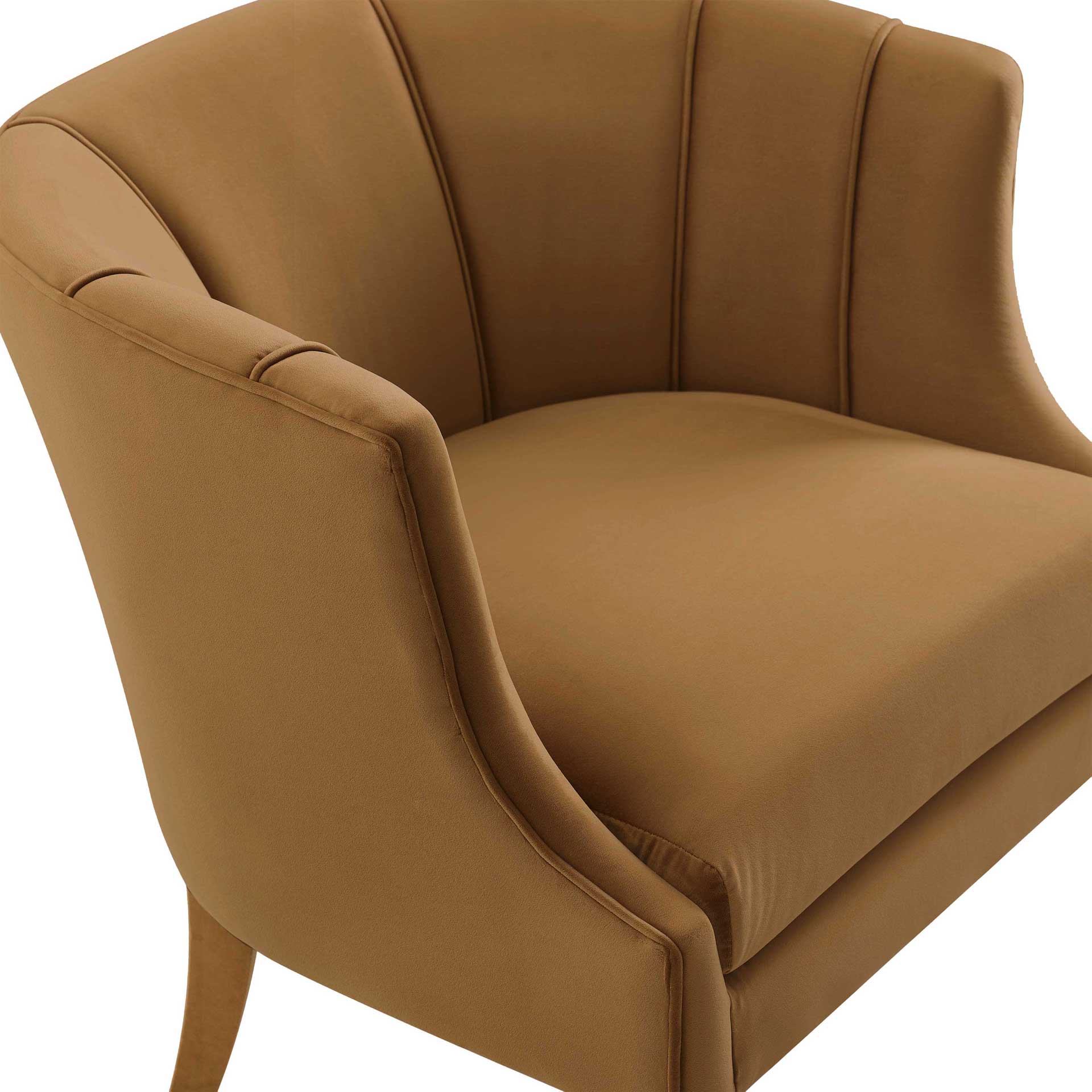 Tucker Velvet Chair Cognac - Image 4