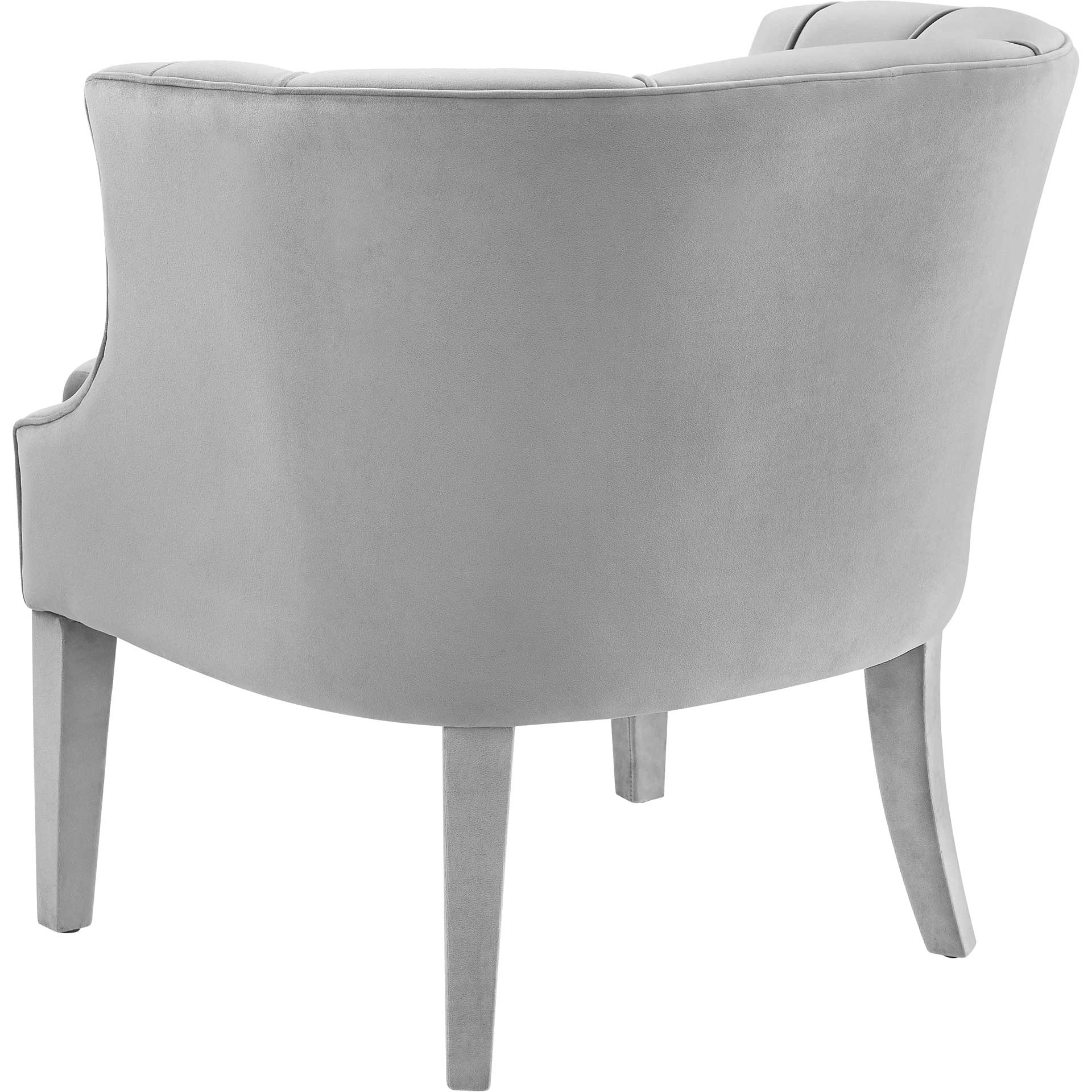 Tucker Velvet Chair Gray - Image 3