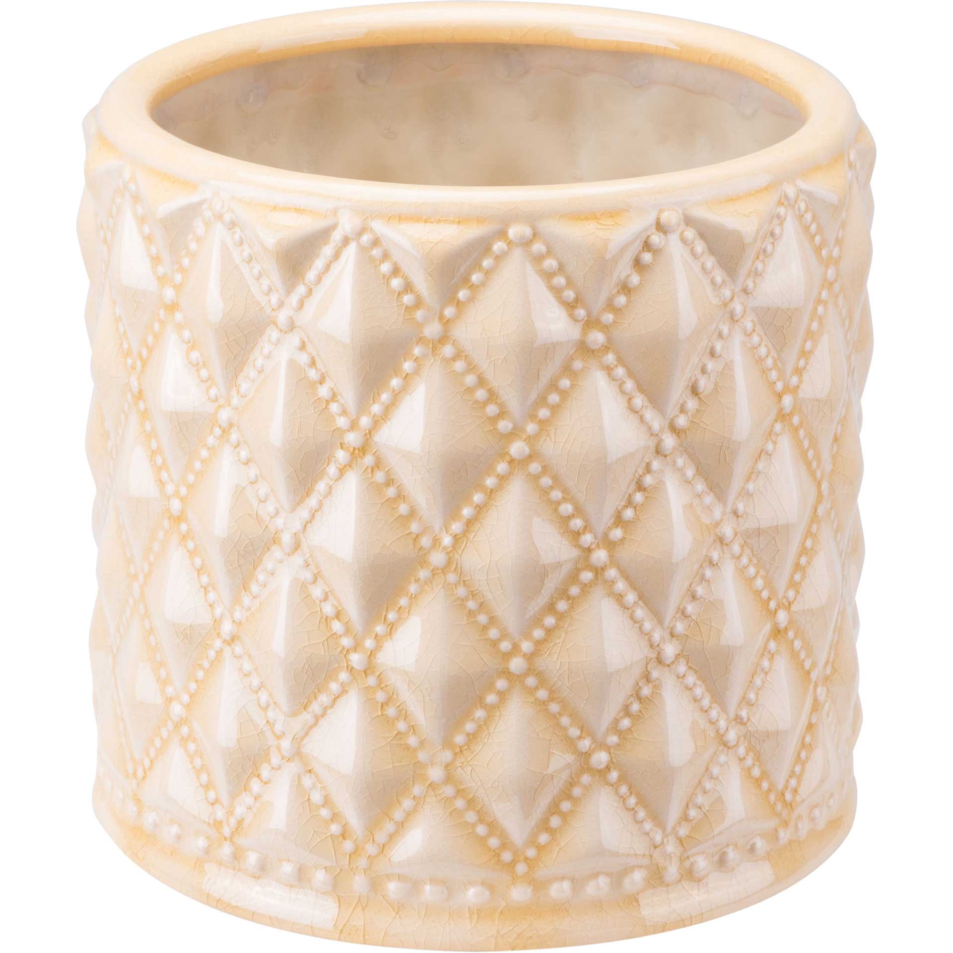 Tufted Planter Green/Teal/Cream - Image 2