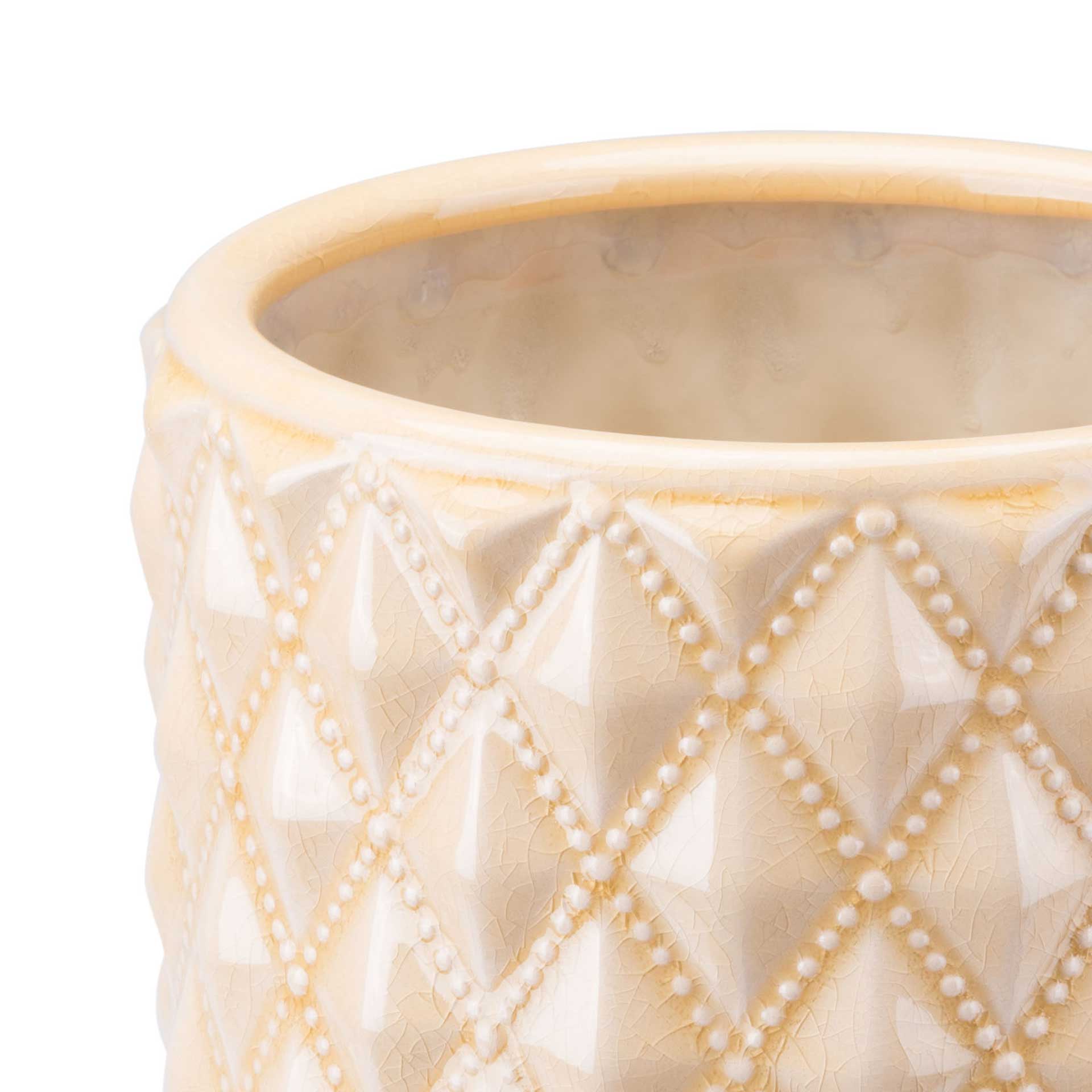 Tufted Planter Green/Teal/Cream - Image 3