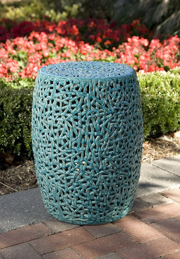 Tunica Cutwork Garden Stool - Image 2