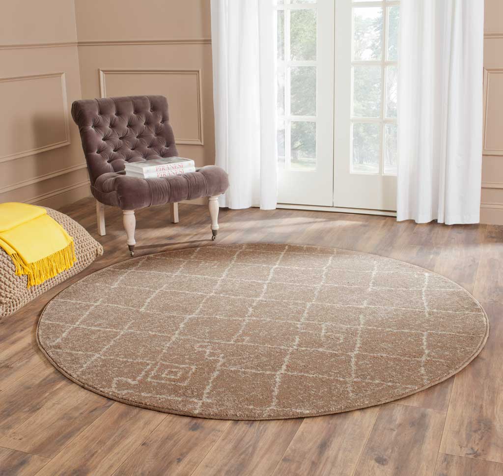 Tunisia Brown Round Rug - Image 3