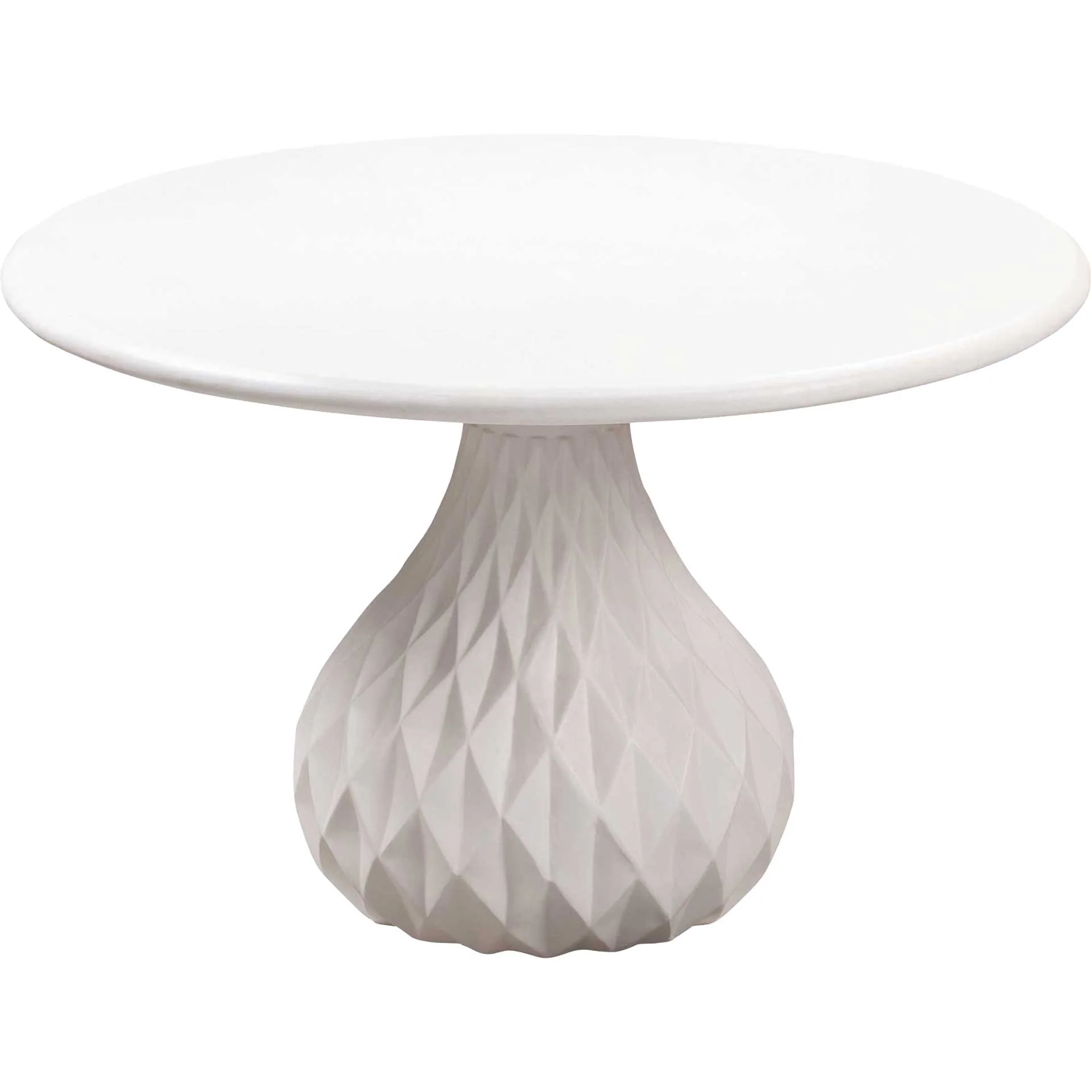 Tunisia Concrete Dining Table Ivory - Image 2