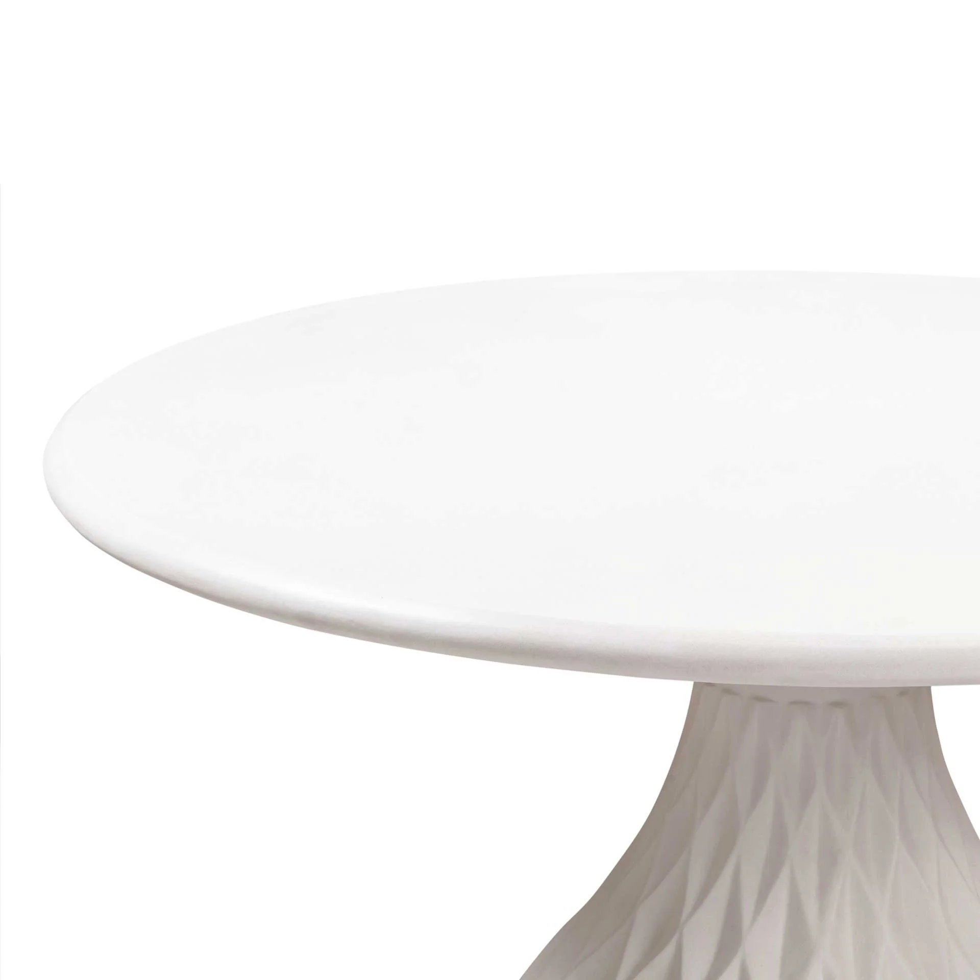 Tunisia Concrete Dining Table Ivory - Image 4