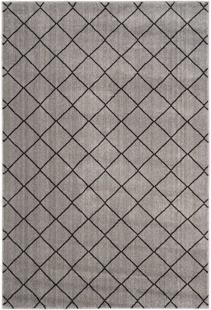 Tunisia Line Gray/Black Area Rug - Image 2