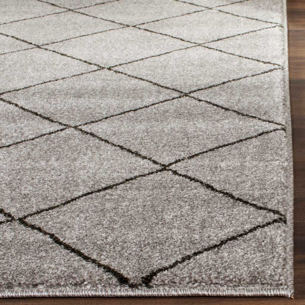 Tunisia Line Gray/Black Area Rug - Image 3