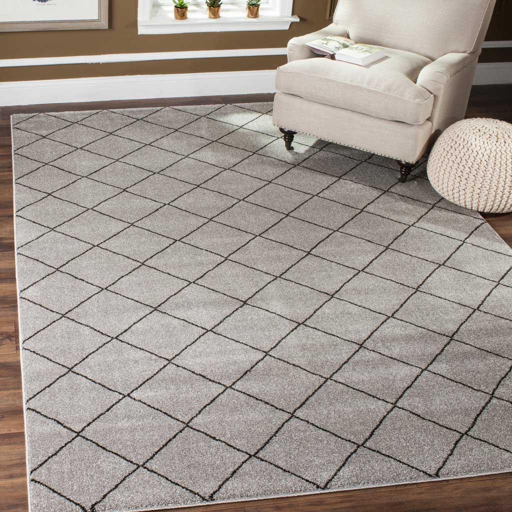 Tunisia Line Gray/Black Area Rug - Image 5