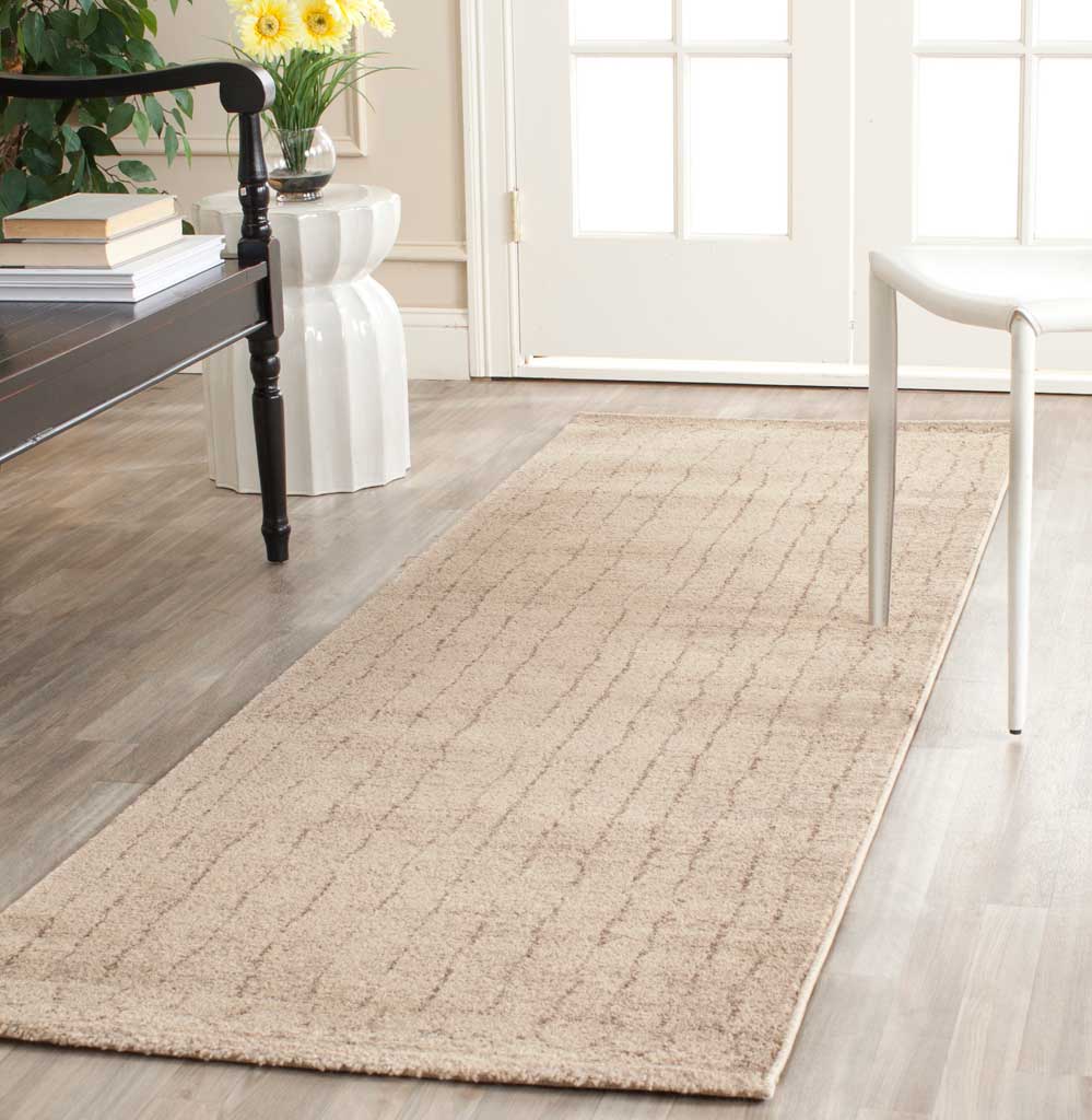 Tunisia Stripe Ivory Runner Rug - Image 2