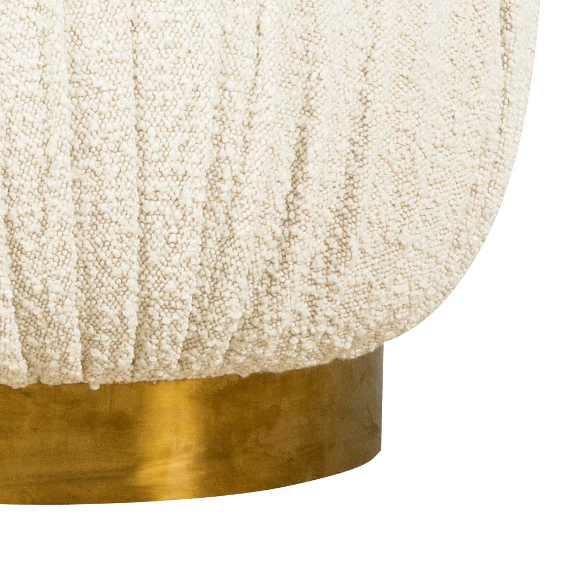 Turner Boucle Ottoman Beige - Image 2