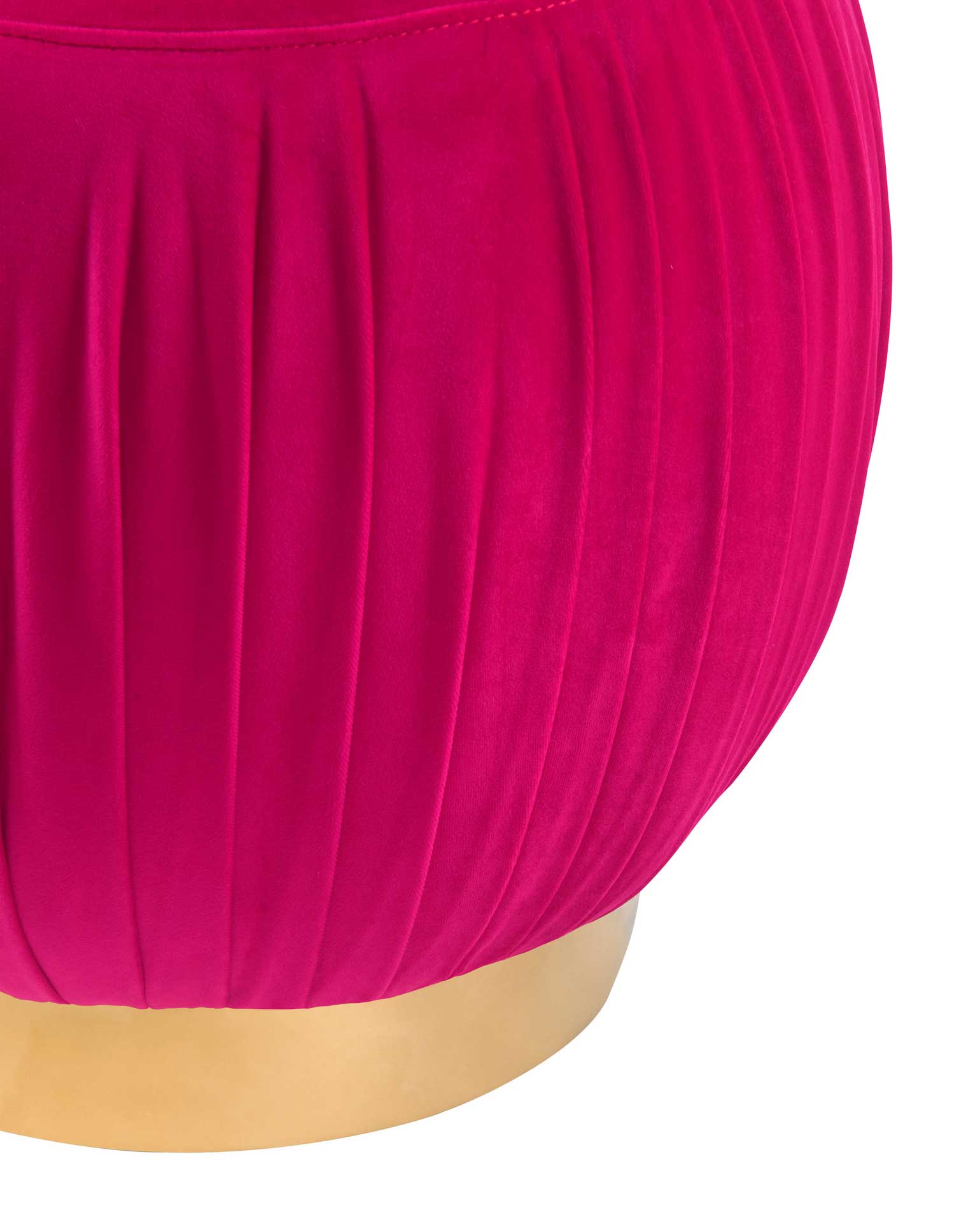 Turner Velvet Ottoman Pink - Image 2