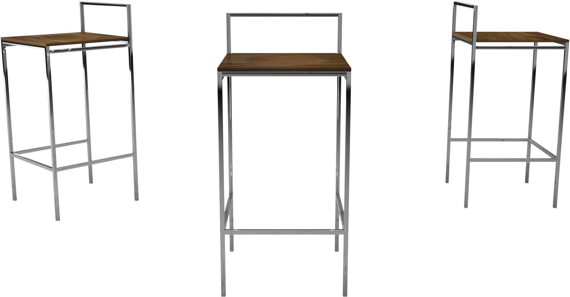 Udine Bar Stool Canaletto Walnut - Image 2