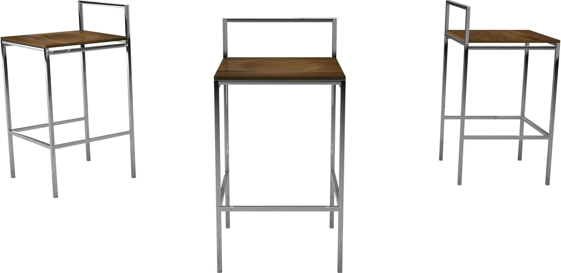 Udine Bar Stool Canaletto Walnut - Image 5