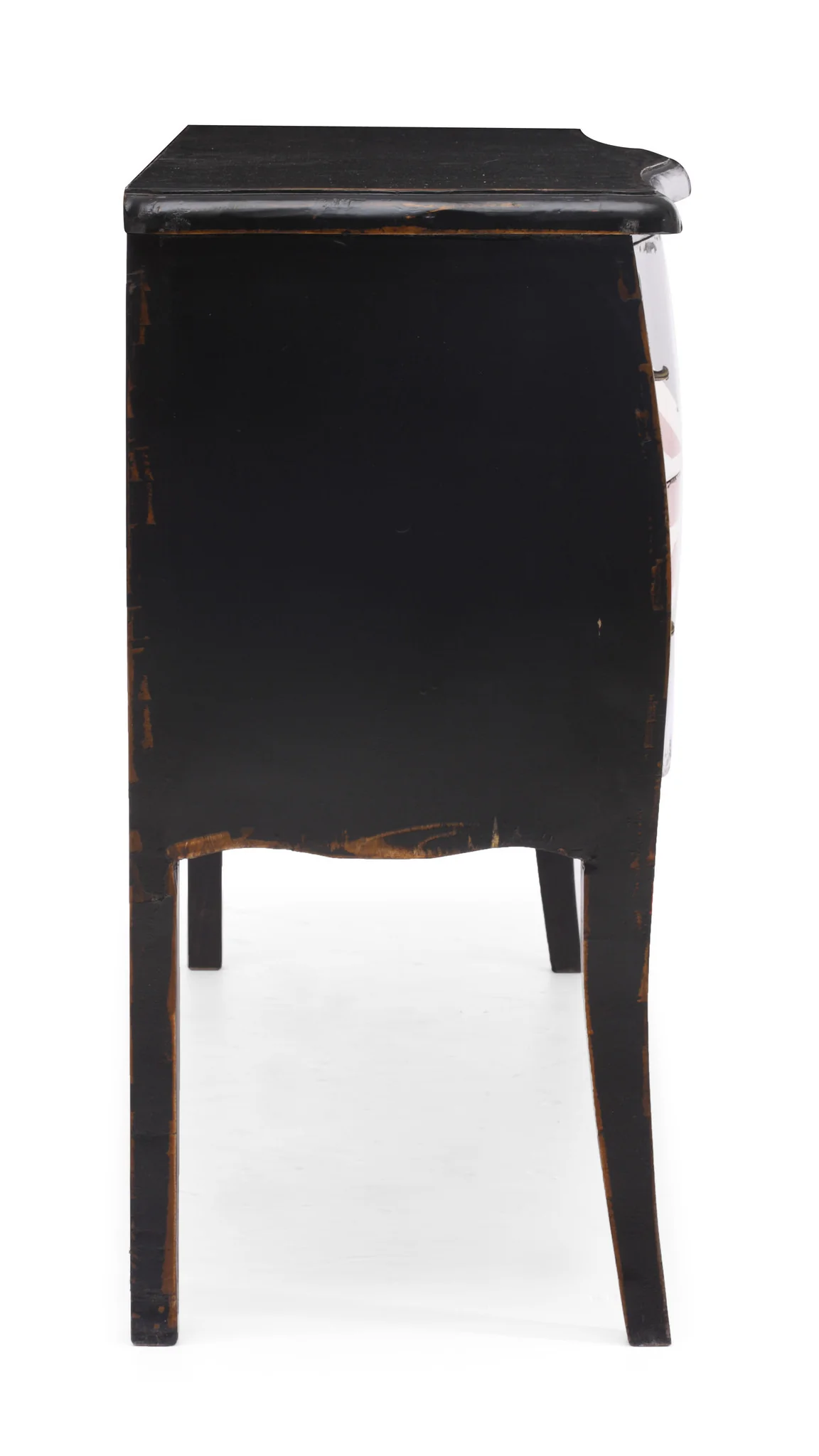 UK Large Cabinet Distressed Black - Image 2