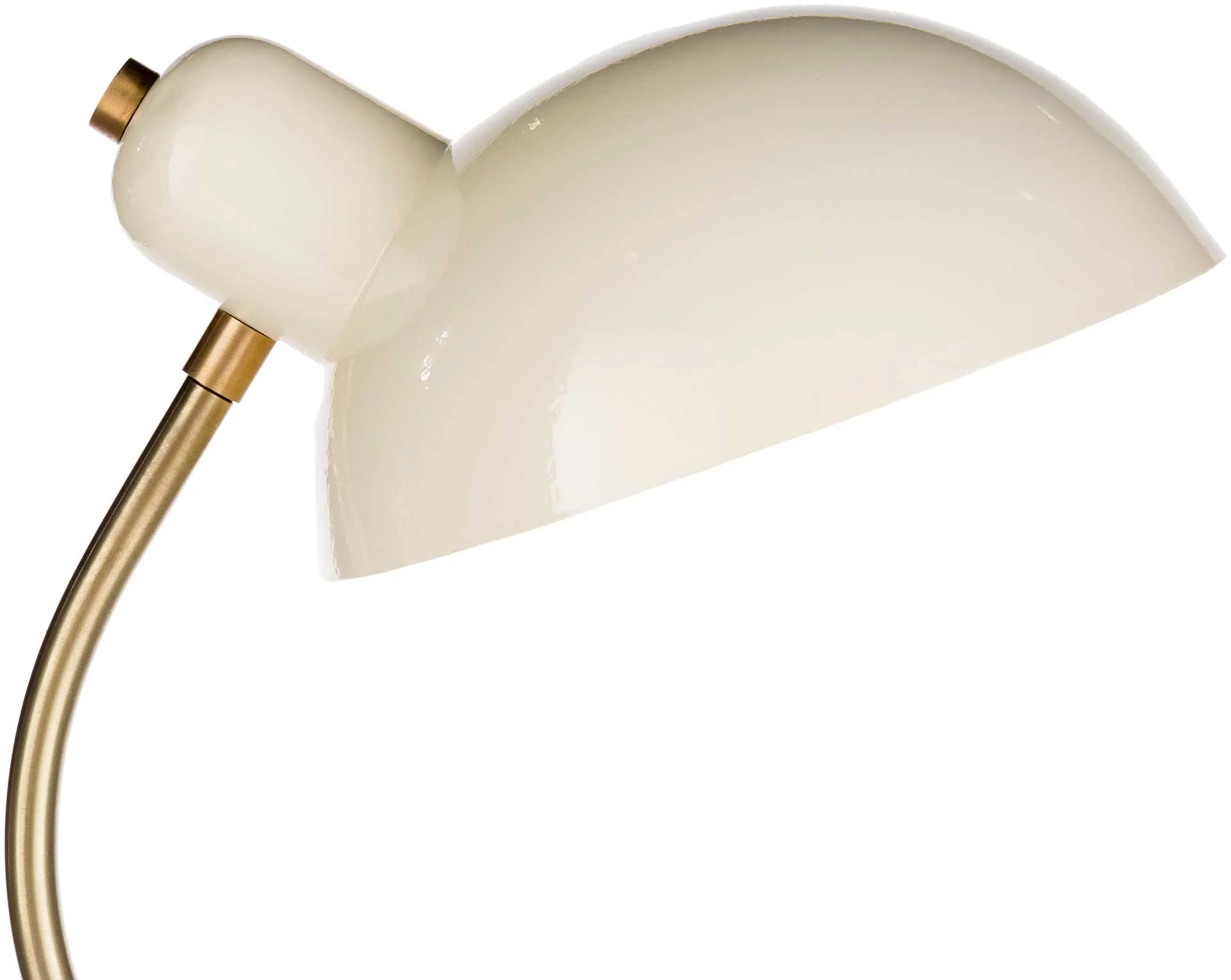 Umar Table Lamp Beige/Brass/White - Image 2