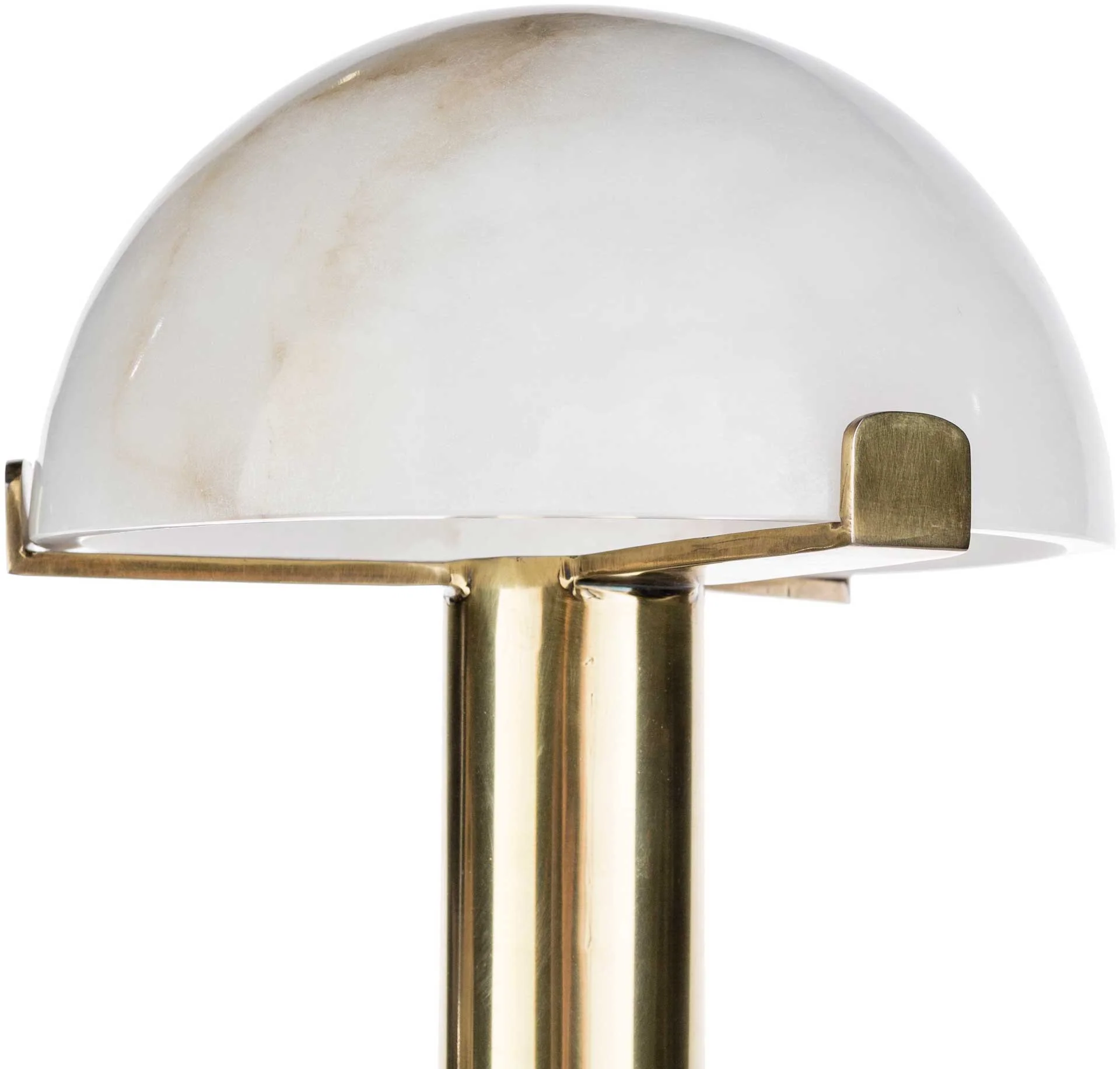 Una Table Lamp Brass/White - Image 2