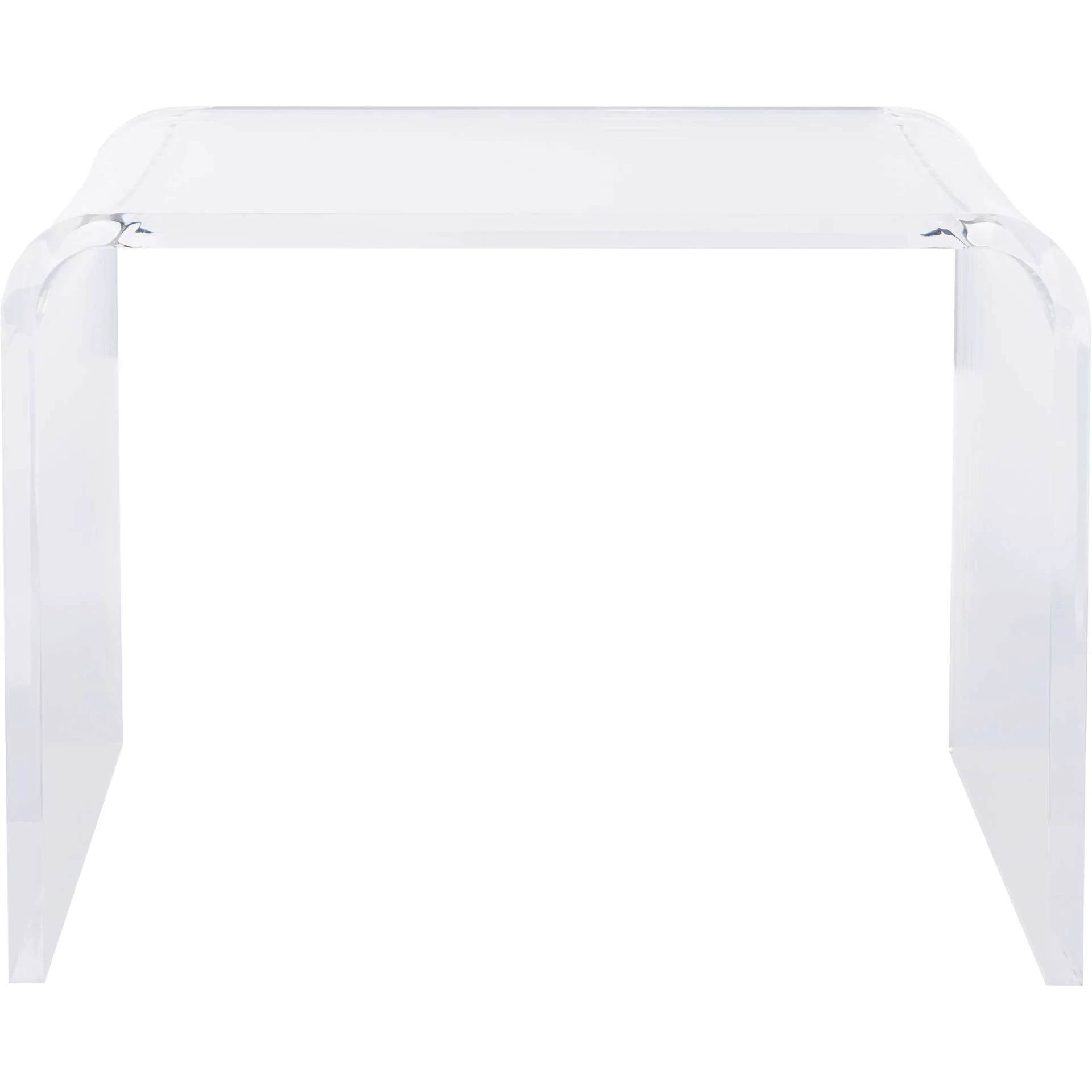 Upen Acrylic Side Table Clear - Image 2