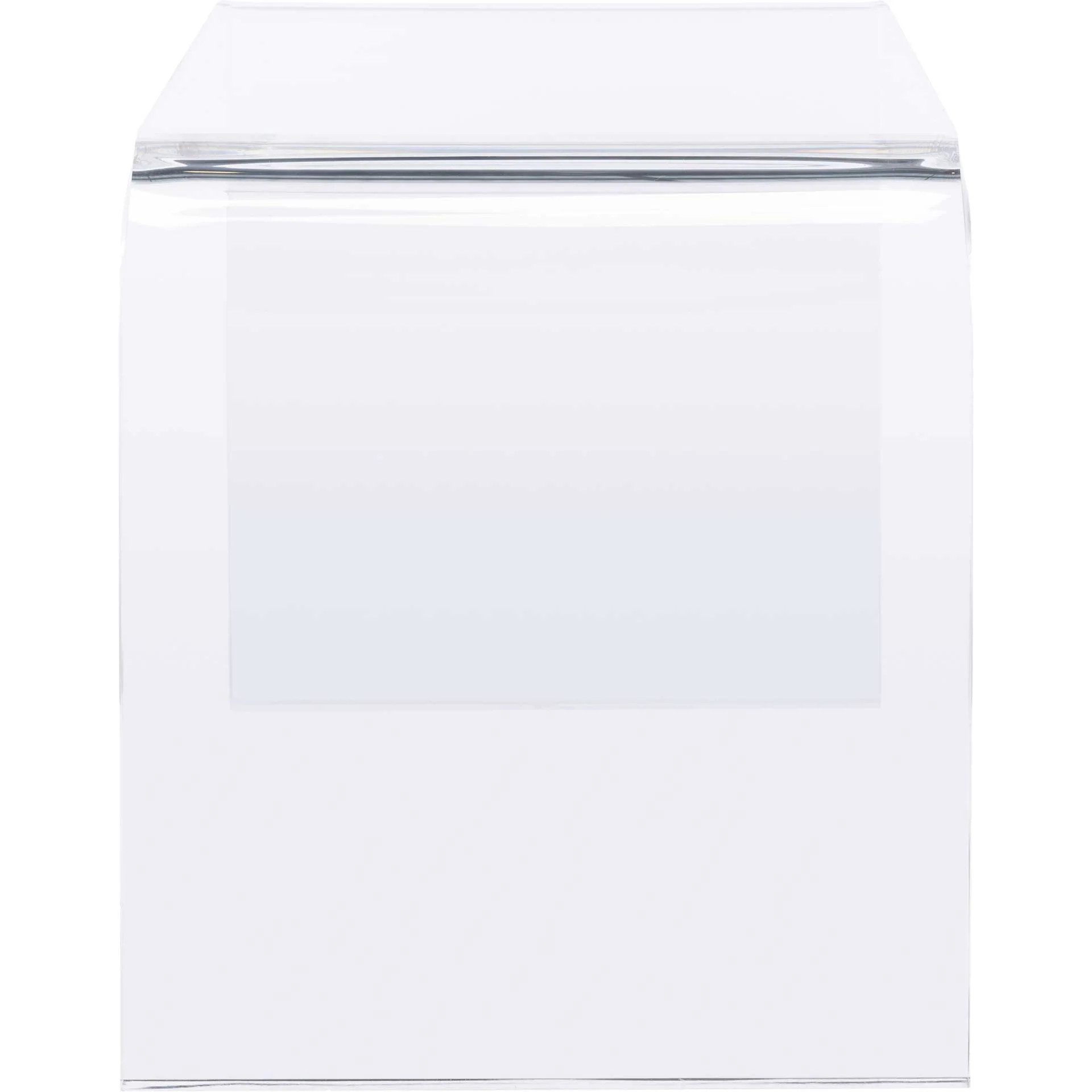 Upen Acrylic Side Table Clear - Image 3