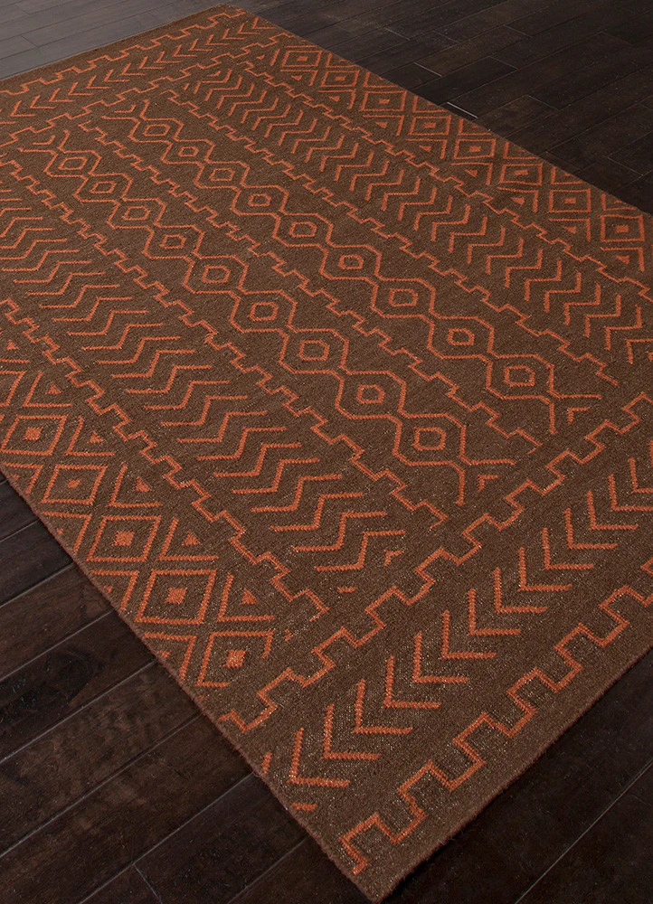 Urban Bungalow Doha Dark Chocolate/Merlot Red Area Rug - Image 2