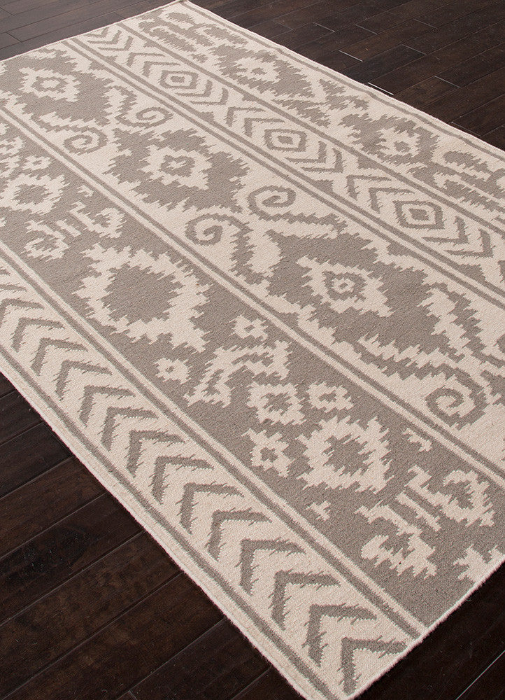 Urban Bungalow Farid White/Medium Gray Area Rug - Image 2