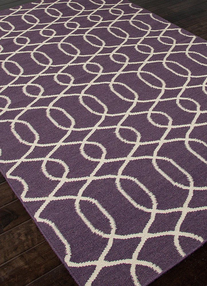 Urban Bungalow Sabrine Continental Plum/Antique White Area Rug - Image 2