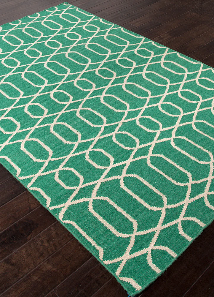 Urban Bungalow Sabrine Emerald Green/Antique White Area Rug - Image 2