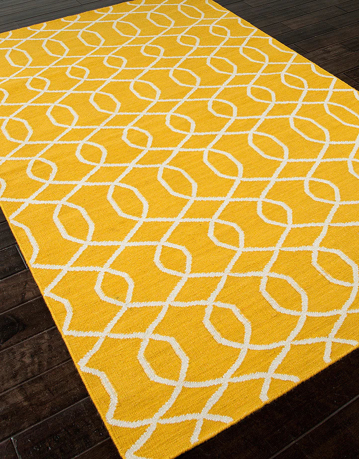 Urban Bungalow Sabrine Mango/White Area Rug - Image 2
