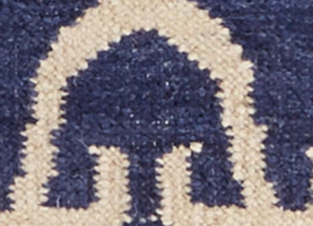 Urban Bungalow Samir Blue/Ivory Area Rug - Image 4