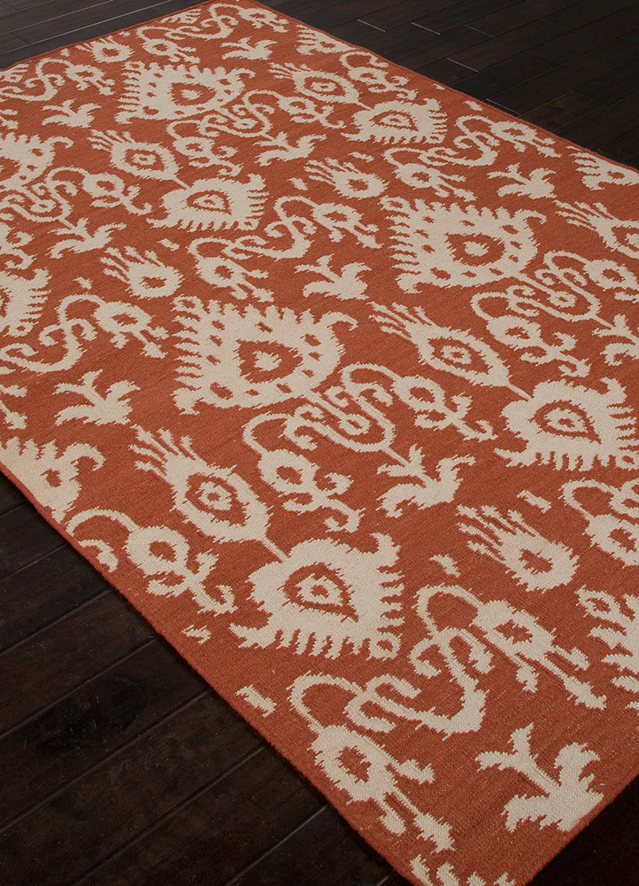 Urban Bungalow Samir Orange Rust Area Rug - Image 2