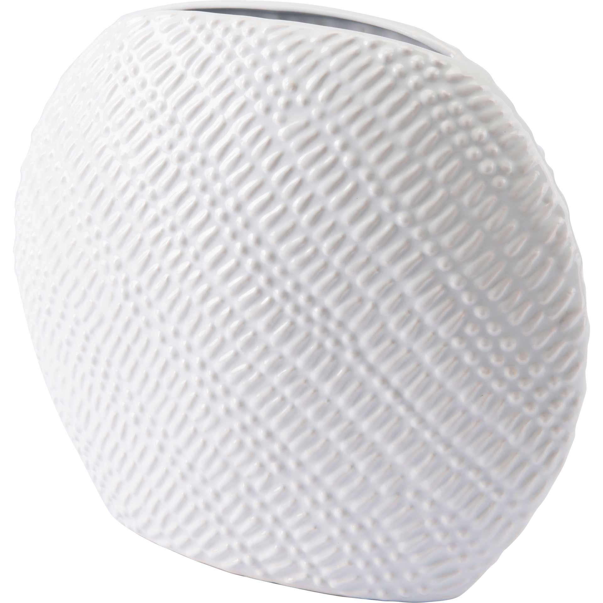 Urchin Round Vase White - Image 4