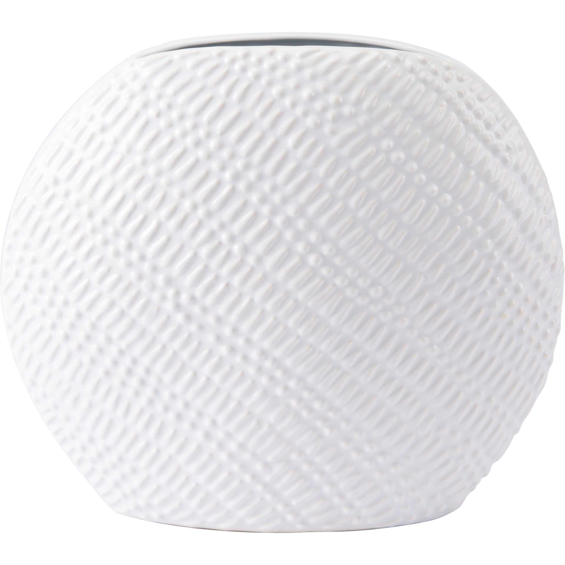 Urchin Round Vase White - Image 5