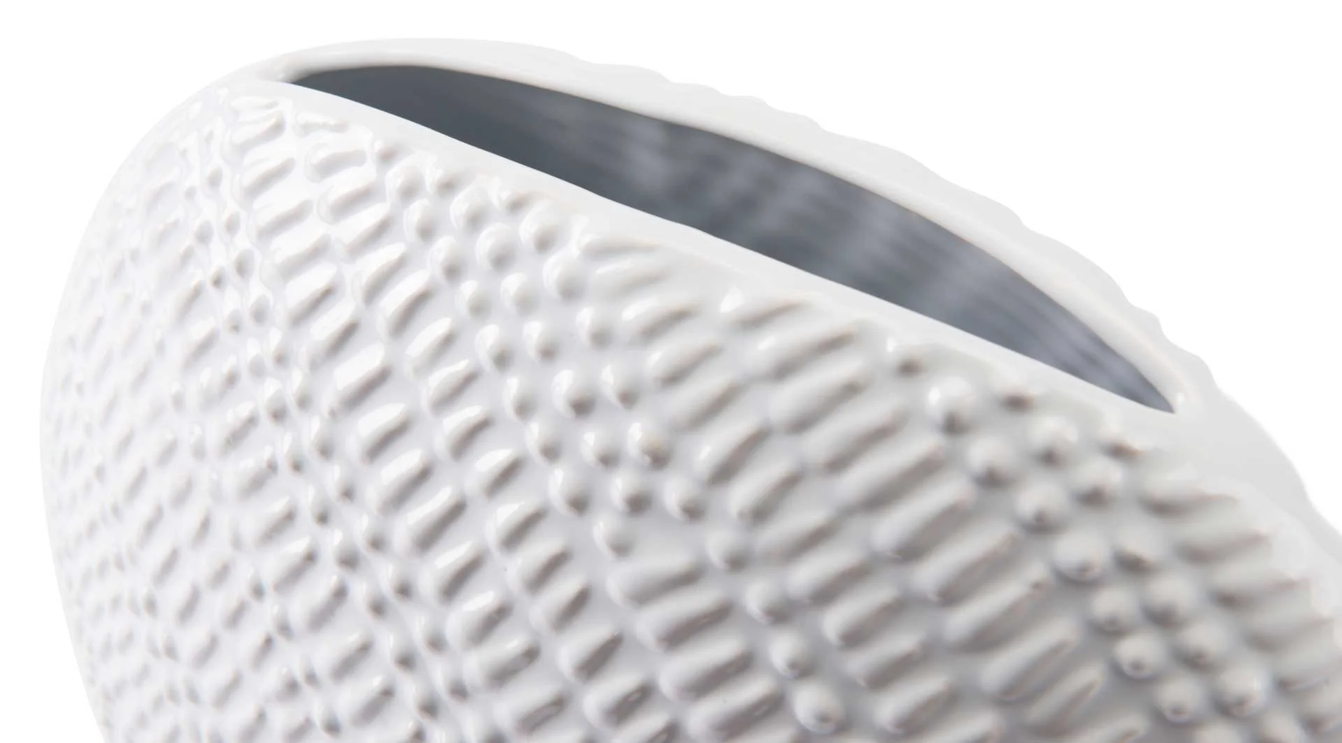Urchin Round Vase White - Image 6